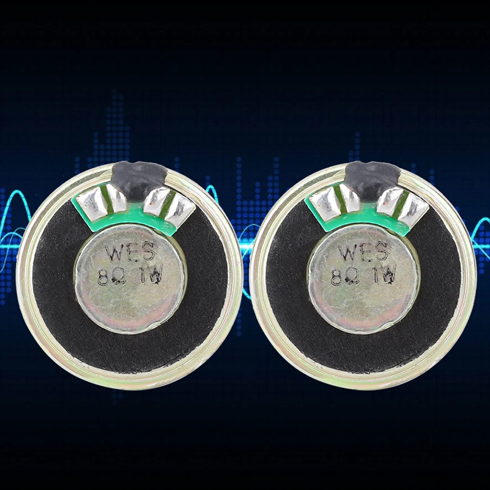 Głośnik Stereo 8 Ohm 1W Metalowa Obudowa Magnes 28mm Brzęczyk 2 Sztuki