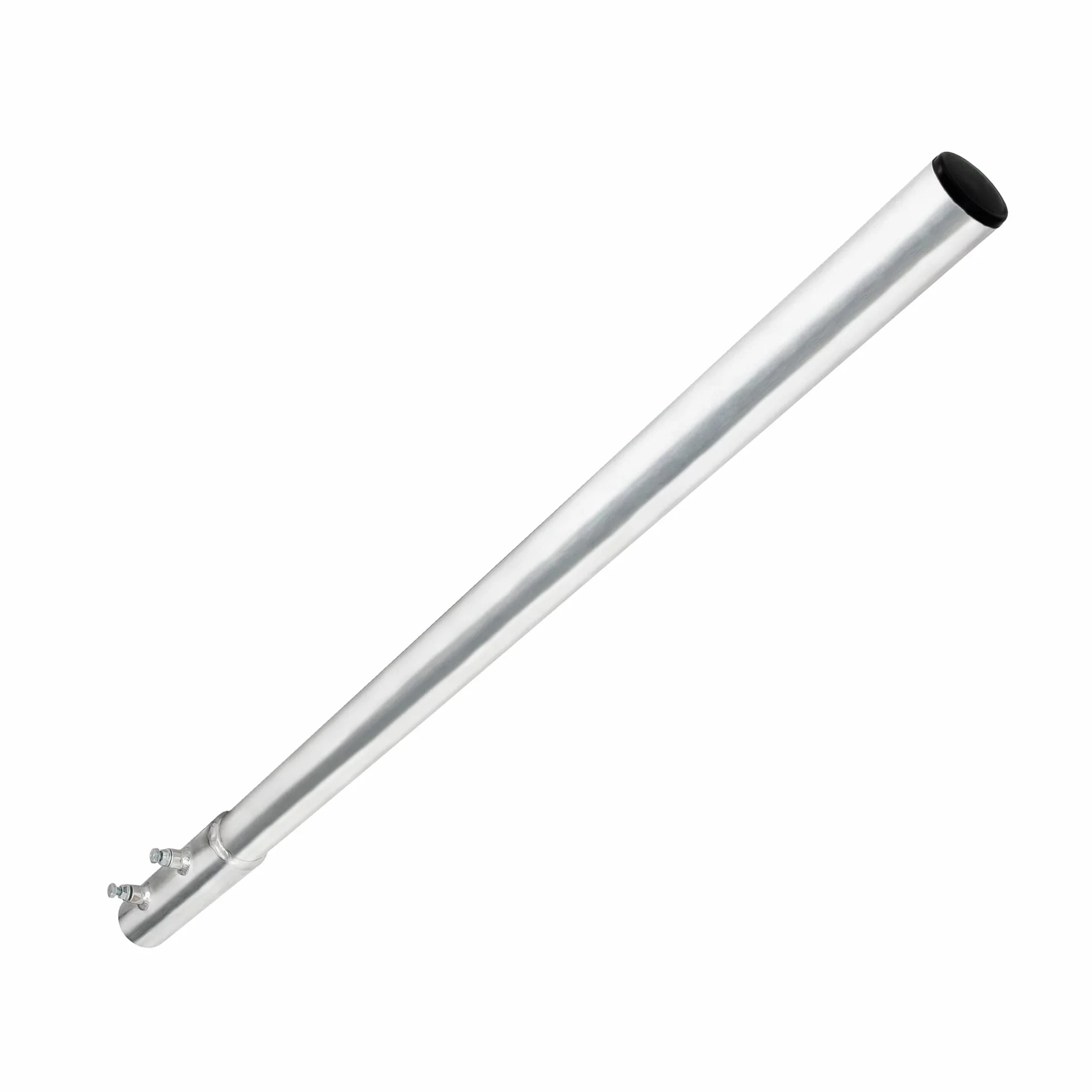 PremiumX Przedłużenie masztu aluminiowego 100 cm, średnica 50 mm, aluminiowy uchwyt na maszt z nasadką masztu