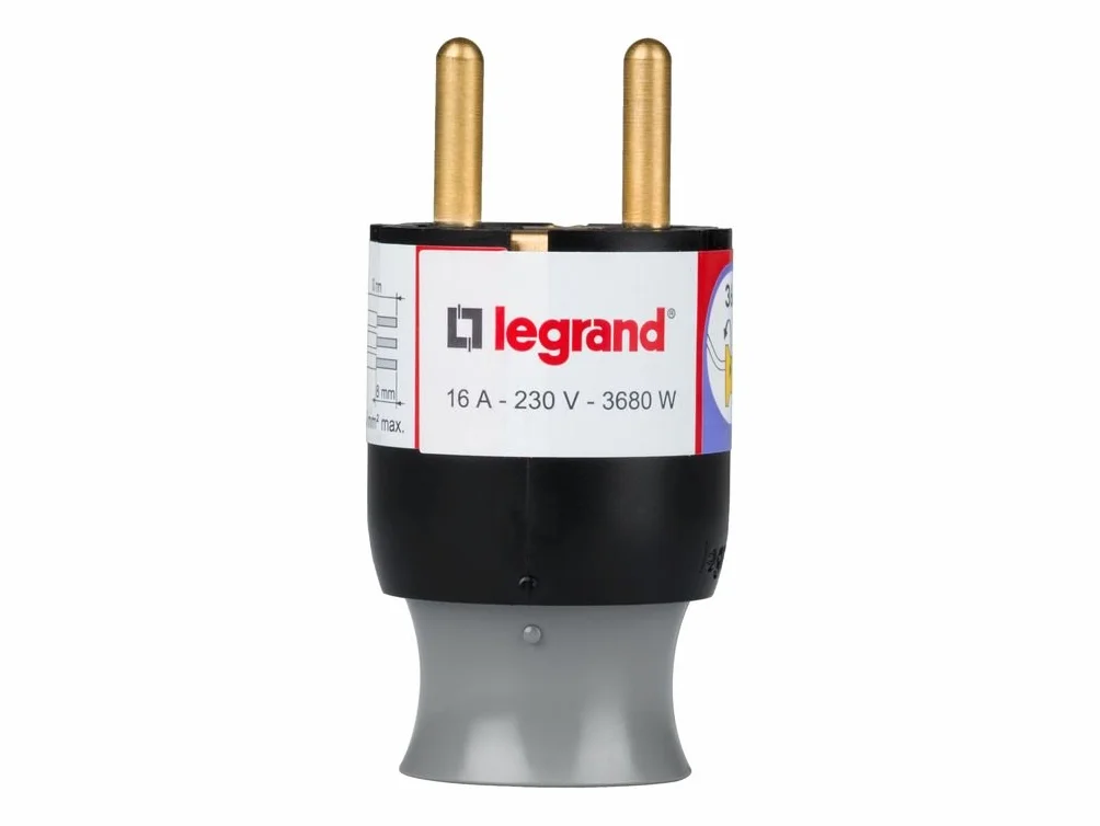 Legrand 50173 Wtyk obrotowy, rozmiar Sw/Gr