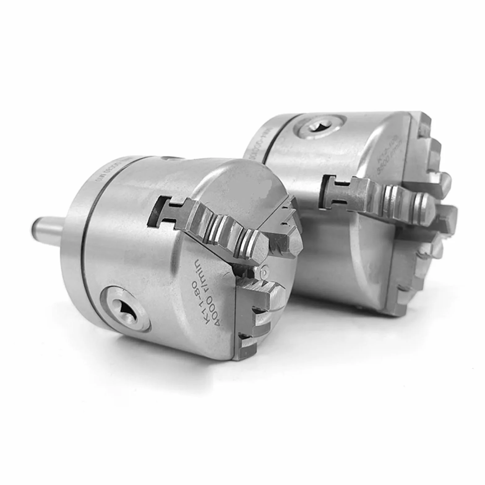 3-szczękowy uchwyt tokarski 125 mm z adapterem uchwytu MT2 - kołnierz stożkowy o wysokiej twardości do tokarki K11-125