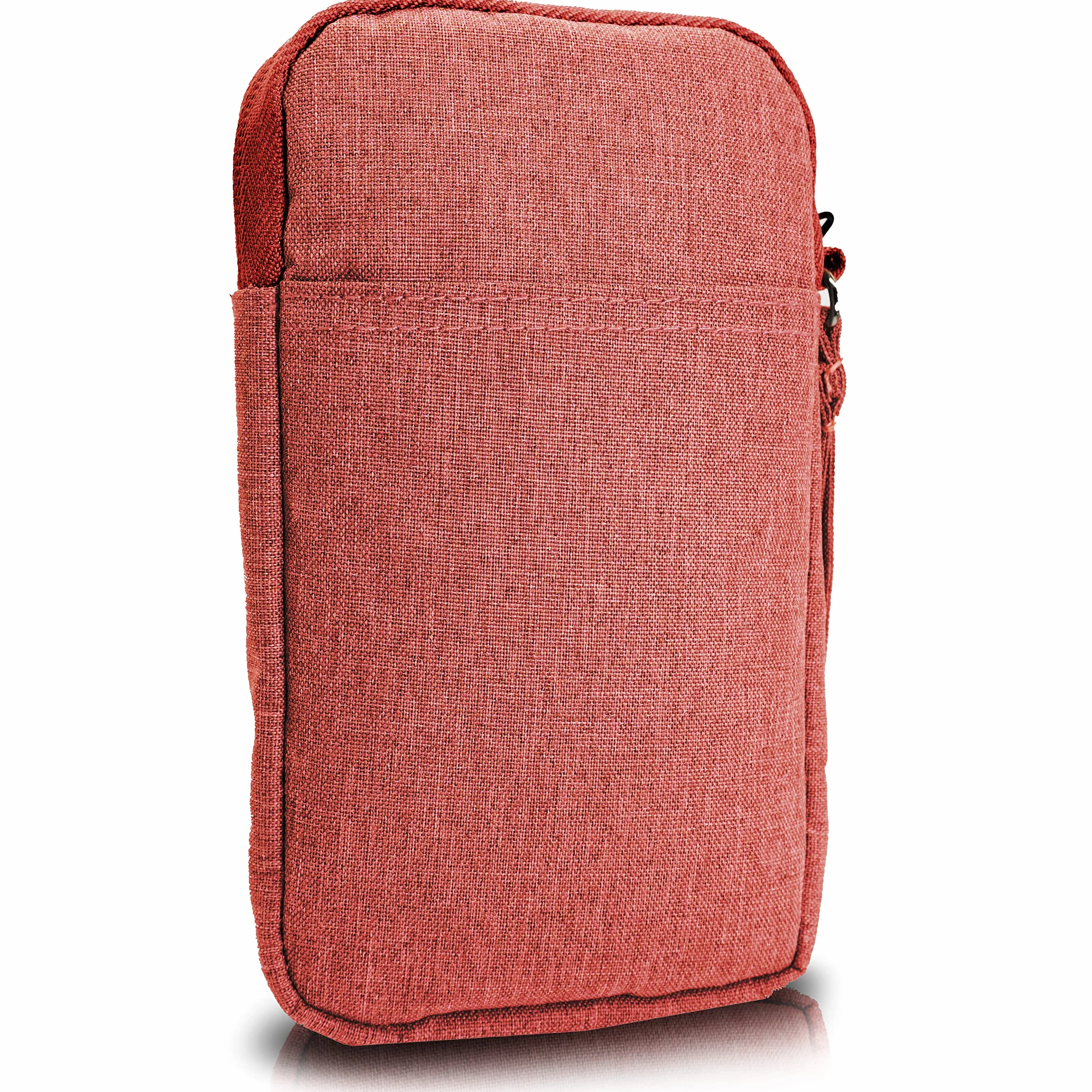 MyGadget 5,5 cala Nylon Sleeve etui ochronny kompatybilny z Apple iPhone Samsung 8,3 x 15,2 cm czarny