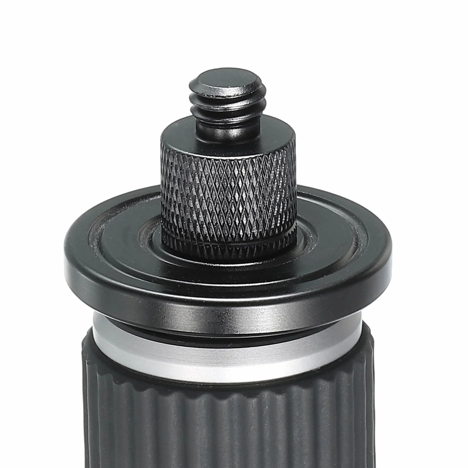 Adapter z mikrofonem do statywu 1/4 żeński do M10 męski gwintowany czarny
