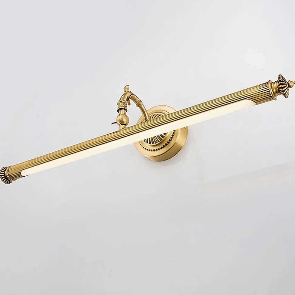 Mosiężne światło lustrzane Led Łazienka Lustro Lampa 7W Akcesoria do makijażu Lustro Dere Nowoczesne toaletki przednie Lampy naścienne do łazienki Toaleta [