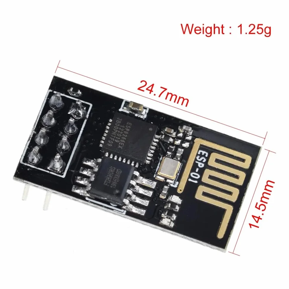 DollaTek 3 szt. ESP8266 szeregowy bezprzewodowy modu? nadajnika WiFi ESP-01