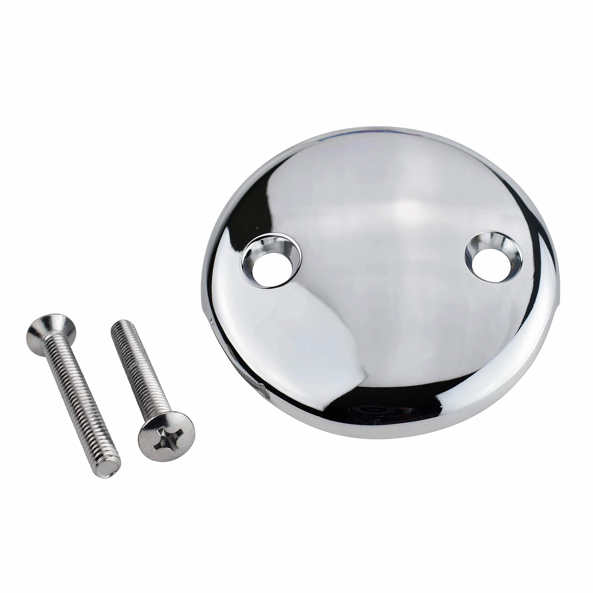Keeney K826-11PC odpływ kąpielowy 2 otwory płytka czołowa ze śrubami, polerowany chrom