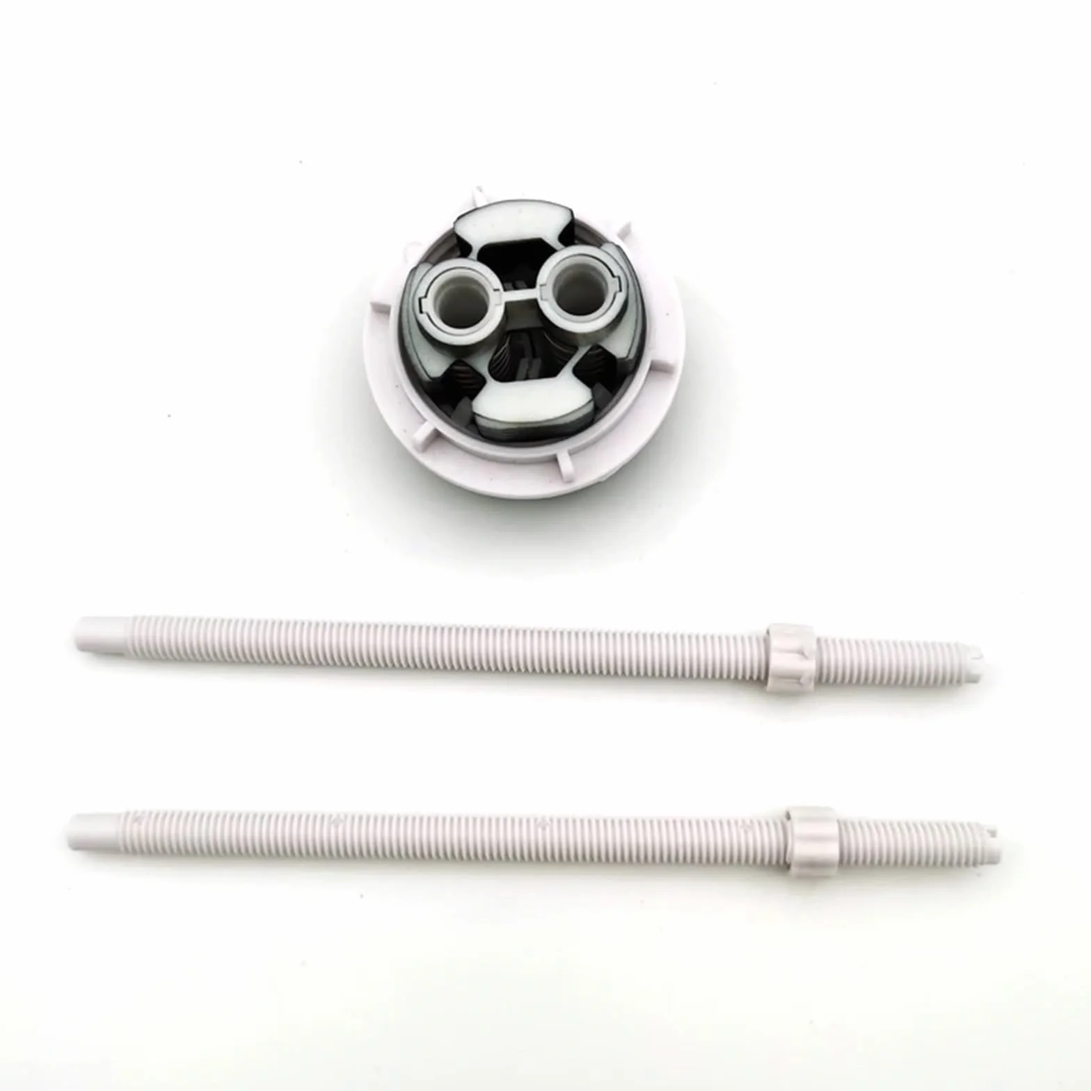 Przycisk do podwójnego spłukiwania toalety Czarny 38 mm 15 cm słupek Przycisk do podwójnego spłukiwania toalety