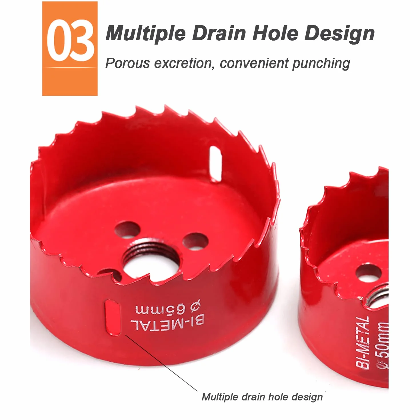 zestaw otwornic， Wiertło bimetalowe do otwornic, narzędzie do wycinania otworów o średnicy 185-205 mm do wiercenia w płycie Cornhole, rurze, drewnie, płycie pilśniowej(Diameter 200mm)