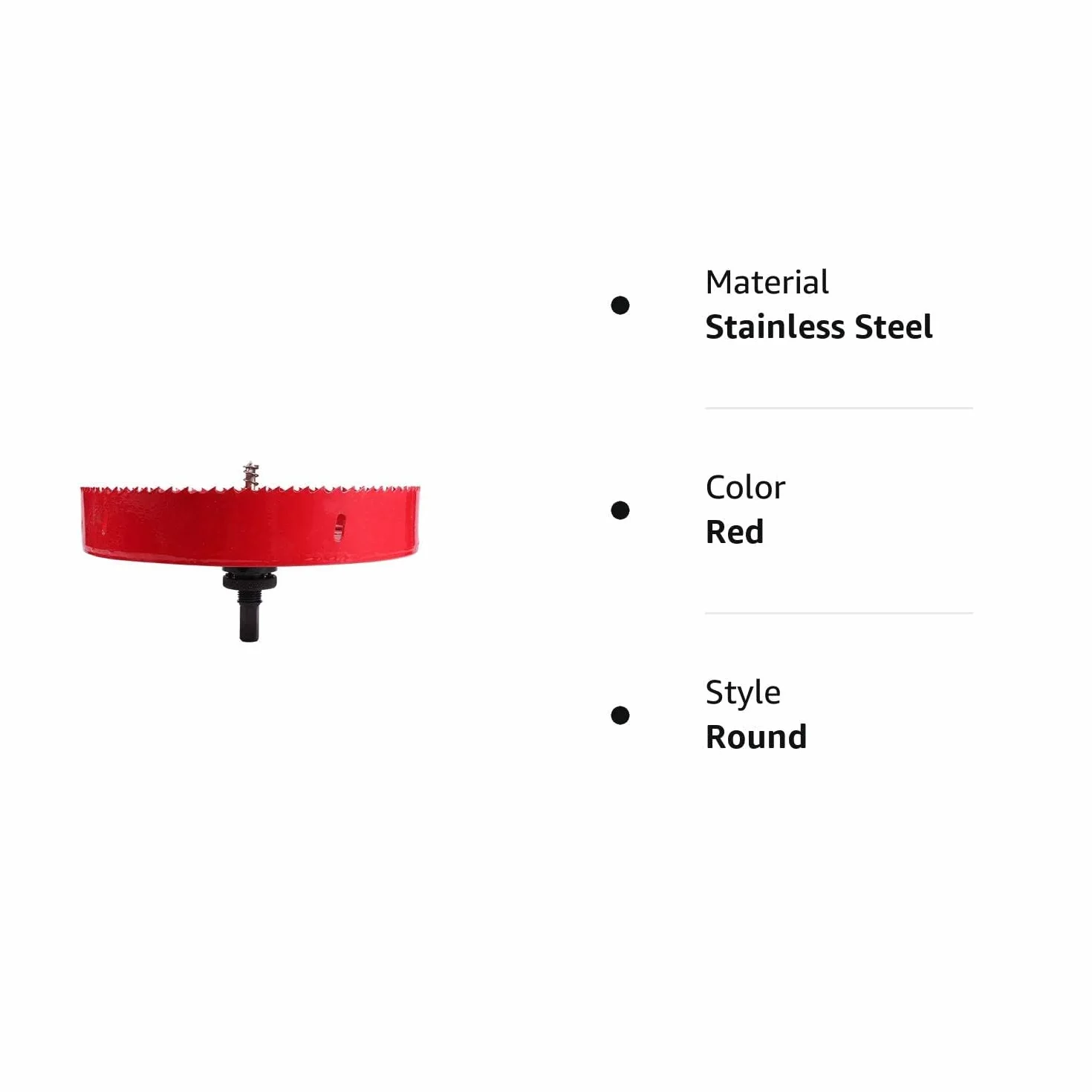 Utoolmart 220 mm bimetal otwornica M42 szybkotnąca stalowa Otwornica ostrze 25 mm głębokość cięcia frez frez wiertło z sześciokątnym uchwytem do blachy drewnianej metalowej płyty pilśniowej z tworzywa sztucznego
