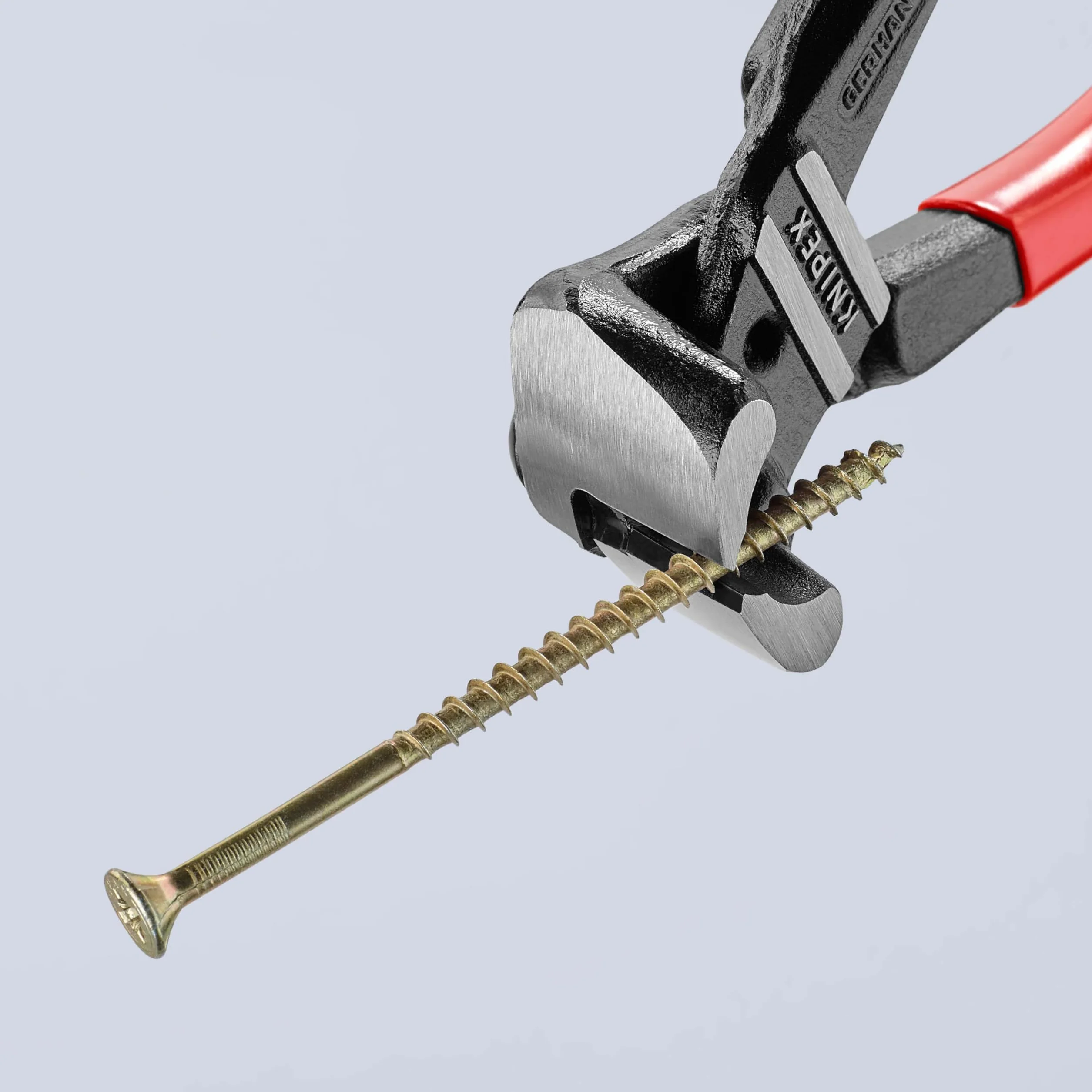 KNIPEX Szczypce tnące czołowe z wysokim przełożeniem dźwigni z tworzywa sztucznego, powlekane 200 mm, 61 01 200