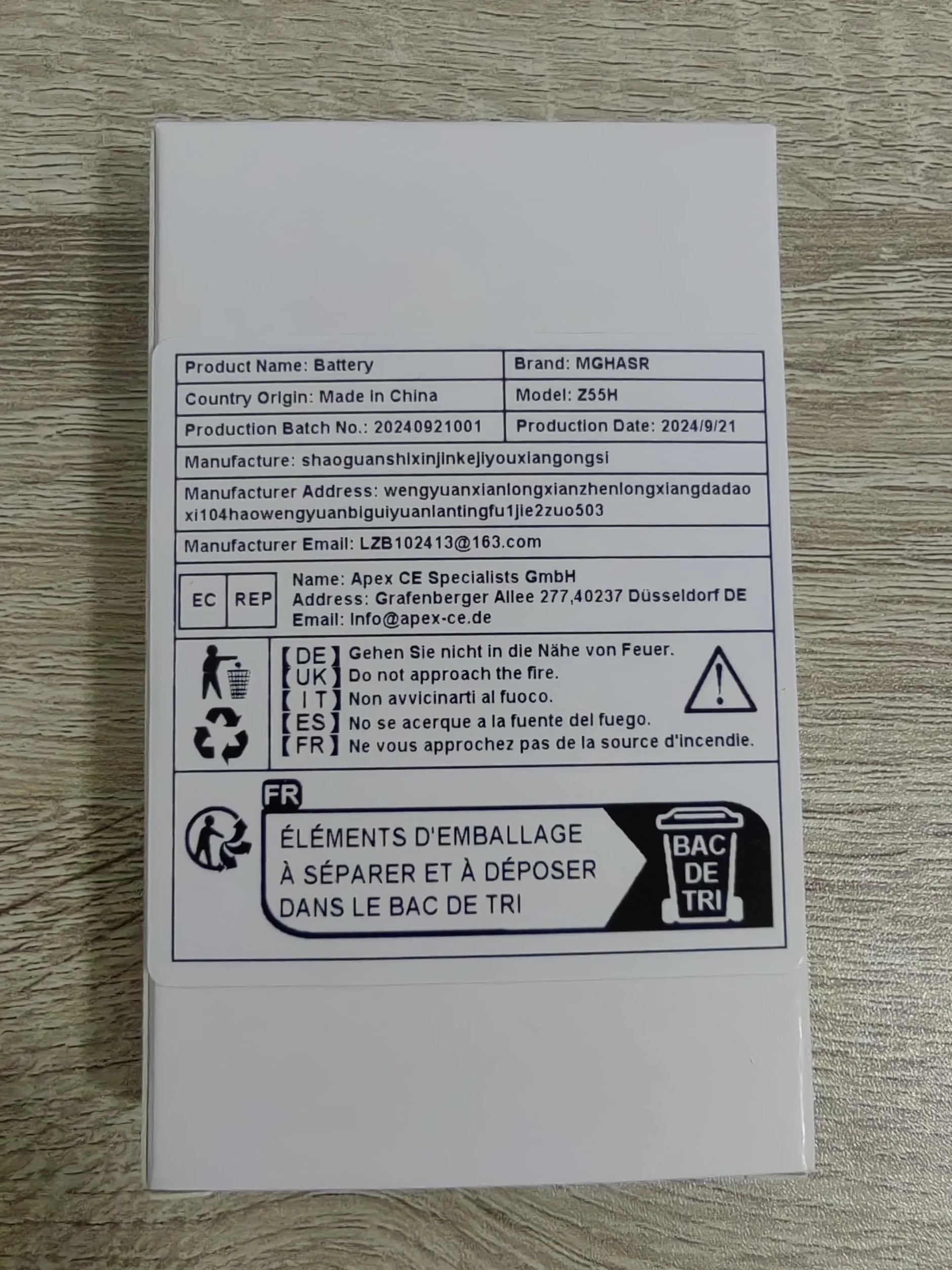 2 sztuki baterii Z55H, nowe ulepszenie z 2024 roku, kompatybilne z WF-1000X WF-1000XM4 WF-1000XM3 WF-SP900 WF-H800 WF-SP700N WF-XB700 WF-C700N WF-C500 WI-SP600N WI-C600N Z narzędziem klejącym 3,85V