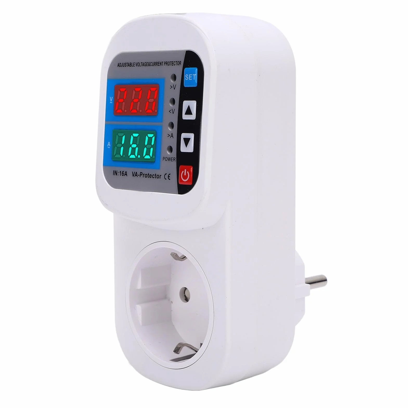 Regulowany Wylot Ochrony Napięcia 16A z Ekranem LCD Przekaźnik Magnetyczny