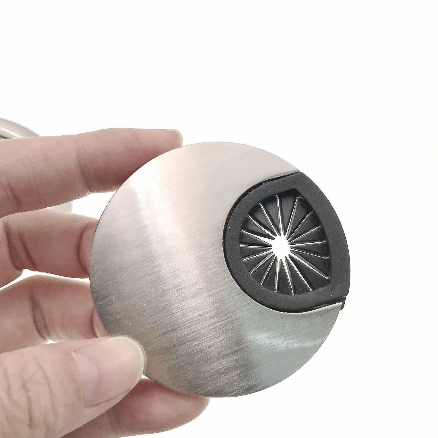 JZK 4 x metalowy przepust kablowy 60 mm z otwornicą 60 mm, przepusty kablowe, do wciskania, do mebli, biurka, stołu komputerowego