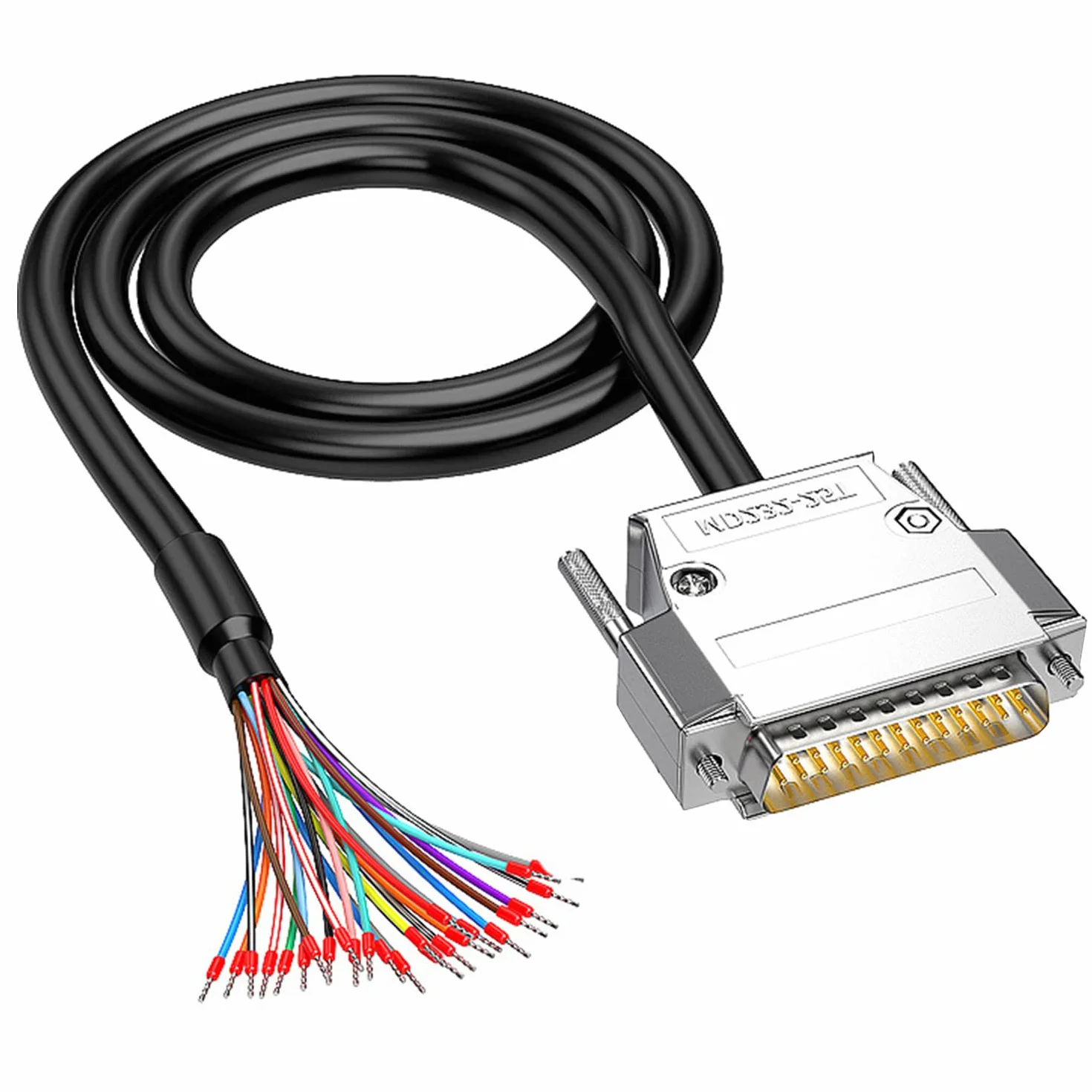 DB25 adapter RS232 25-pinowy kabel przedłużający szeregowy bezlutowy 1M DB25 męski