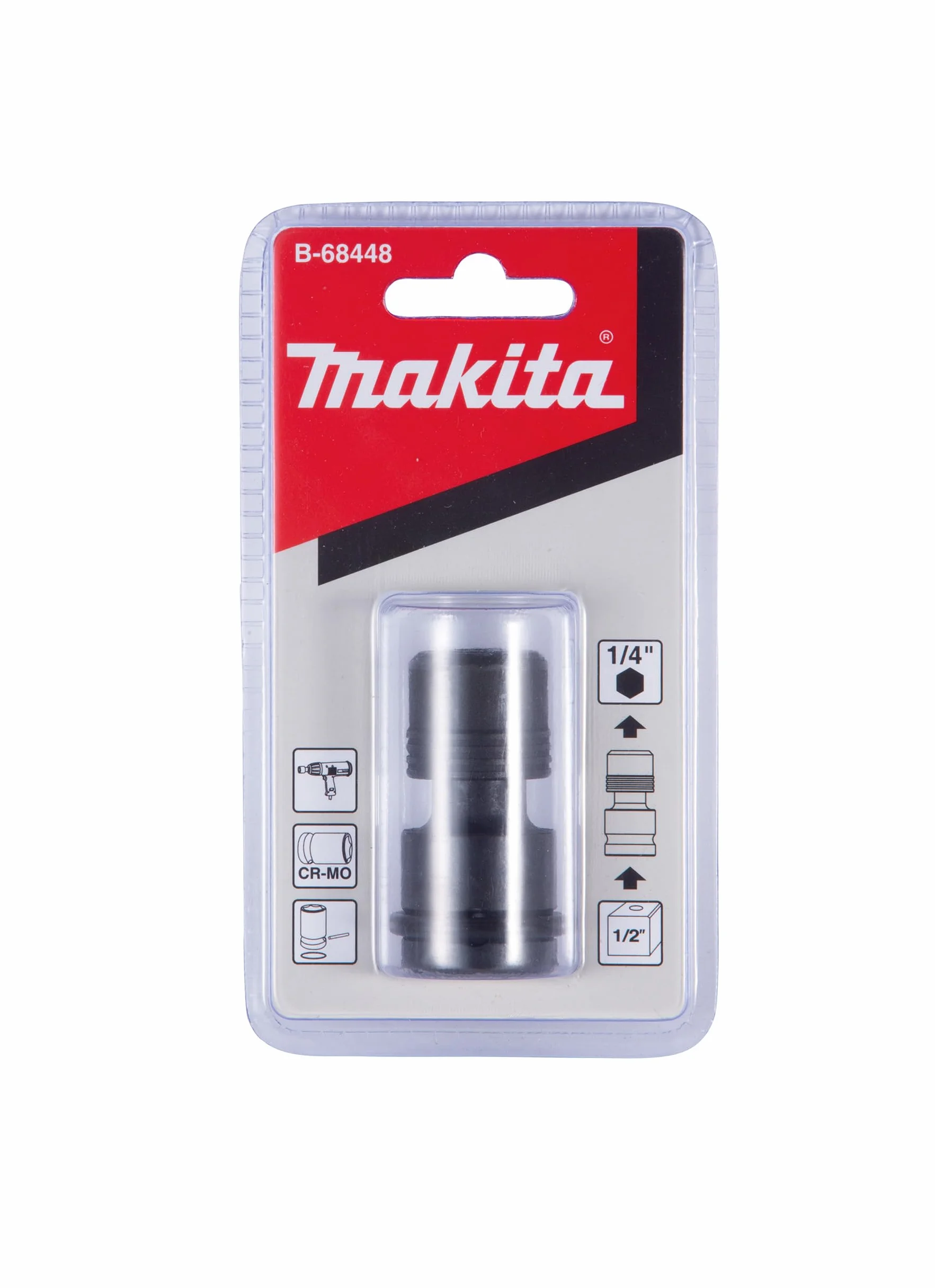 Makita B-68448 adapter bitowy 1/2" kwadratowy do 1/4" sześciokątny