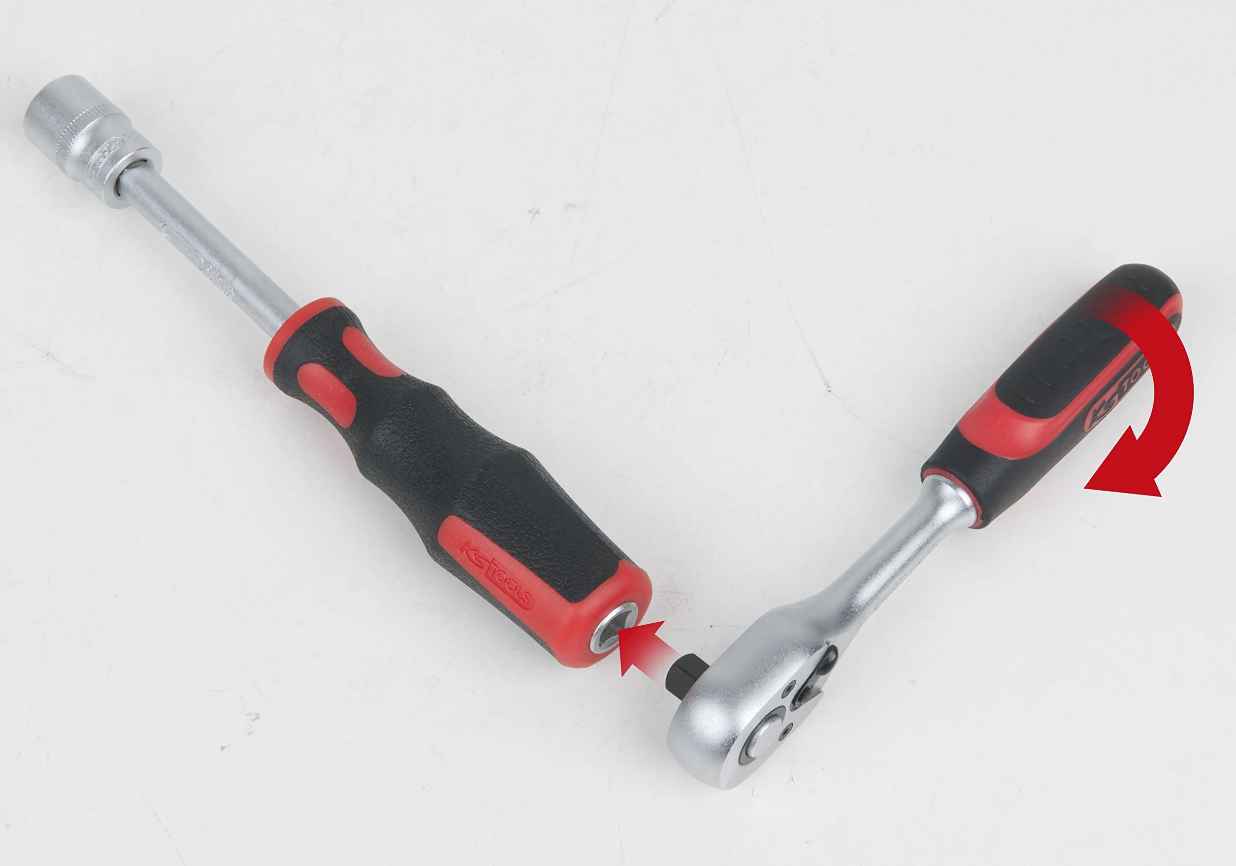 KS Tools 917.0779 1/4"+3/8"+1/2" Zestaw Kluczy Nasadowych, 179-szt & BGS Diy 1198 | Zestaw kluczy płasko-oczkowych | 6-32 mm | 25 szt.