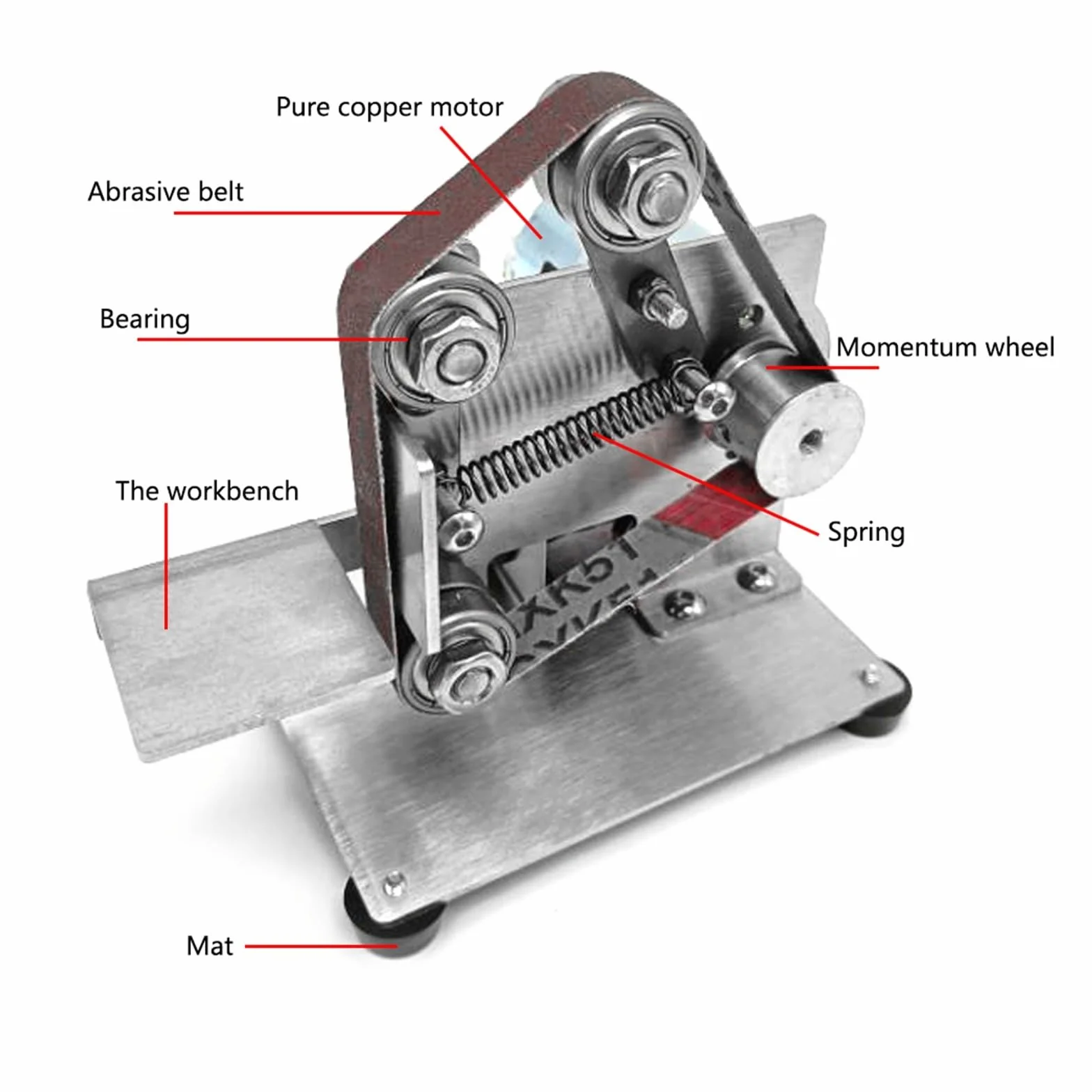 Polerka, szlifierka oscylacyjna, 15mm/25mm wielofunkcyjna szlifierka Mini elektryczna szlifierka taśmowa DIY szlifierka polerska Cutter Edges szlifierka taśmowa do szlifowania, polerowania(Type 15 bel