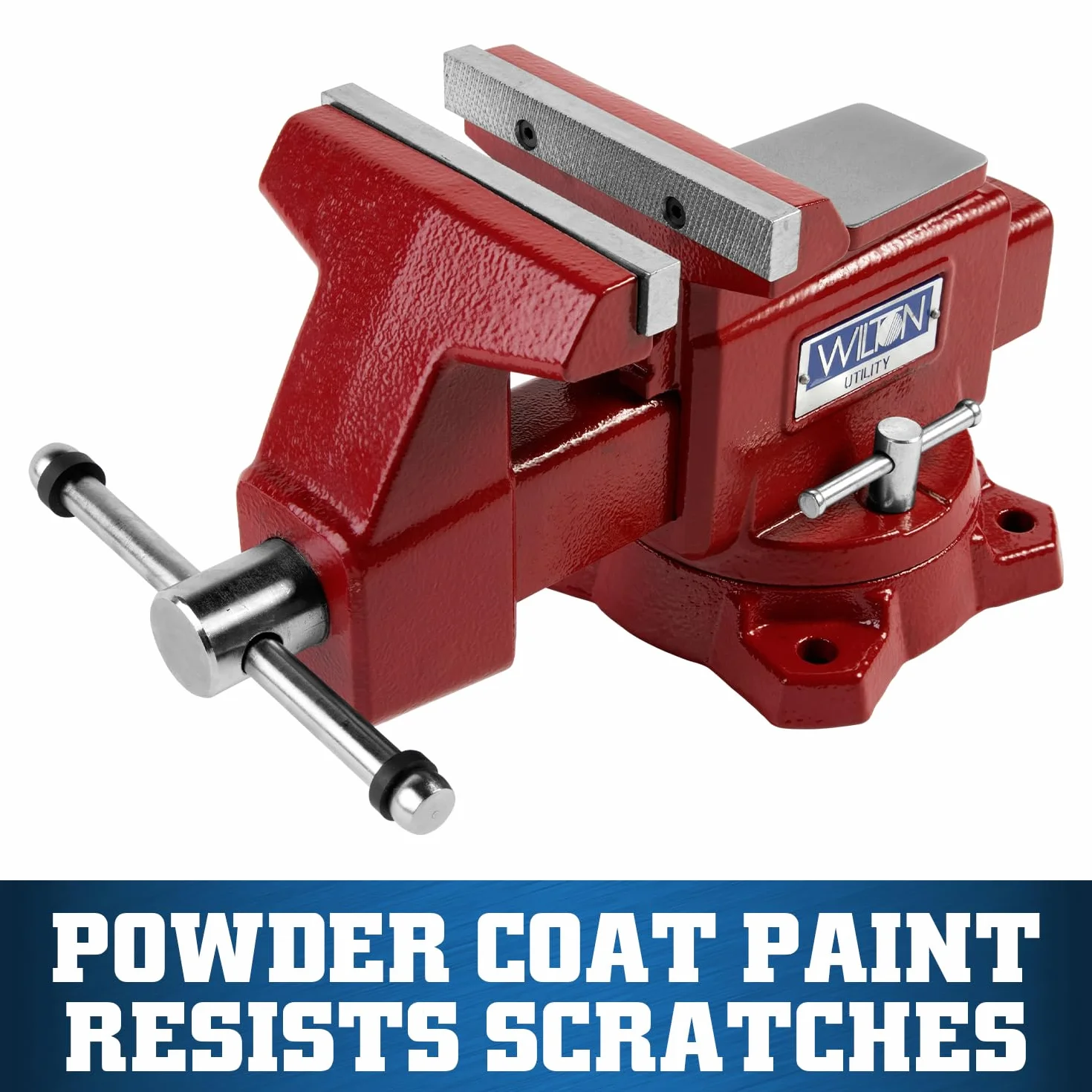 675U, Utility Bench Vise, 5-1/2" Jaw Width, 5" Jaw Opening, 3-1/4" Throat Depth
