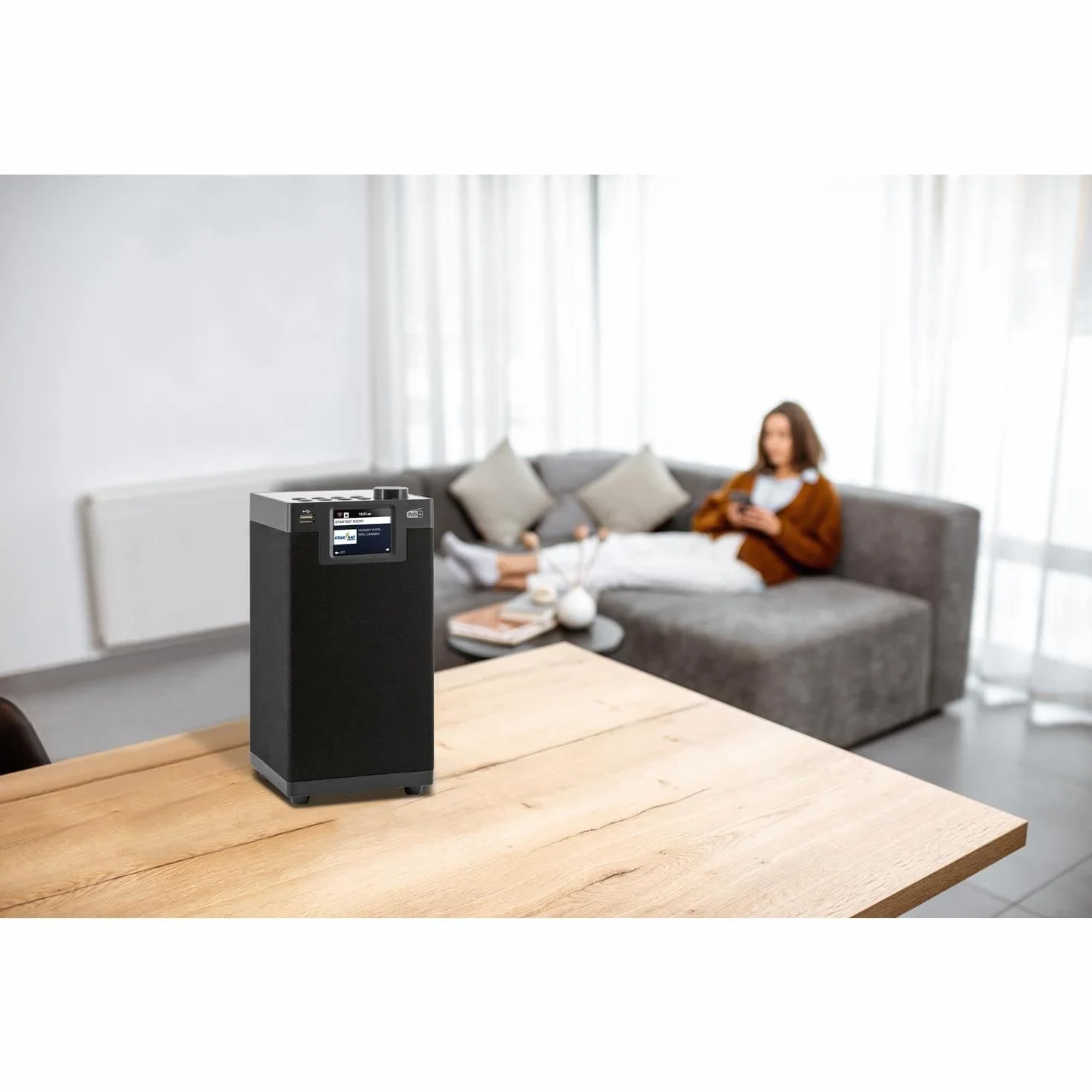 Imperial DABMAN i610 radio internetowe DAB+ stereo subwoofer Bluetooth DAB/DAB+/UKW/FM WLAN LAN USB wieżowe