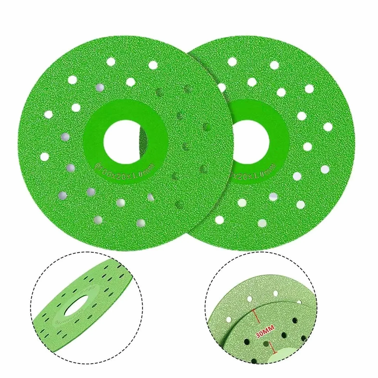 Tarcza do cięcia porcelany, Diamentowa tarcza do szlifowania i cięcia kamienia, szkła, jadeitu, porcelany, płytek ceramiki – 4/8 szt(8pcs)