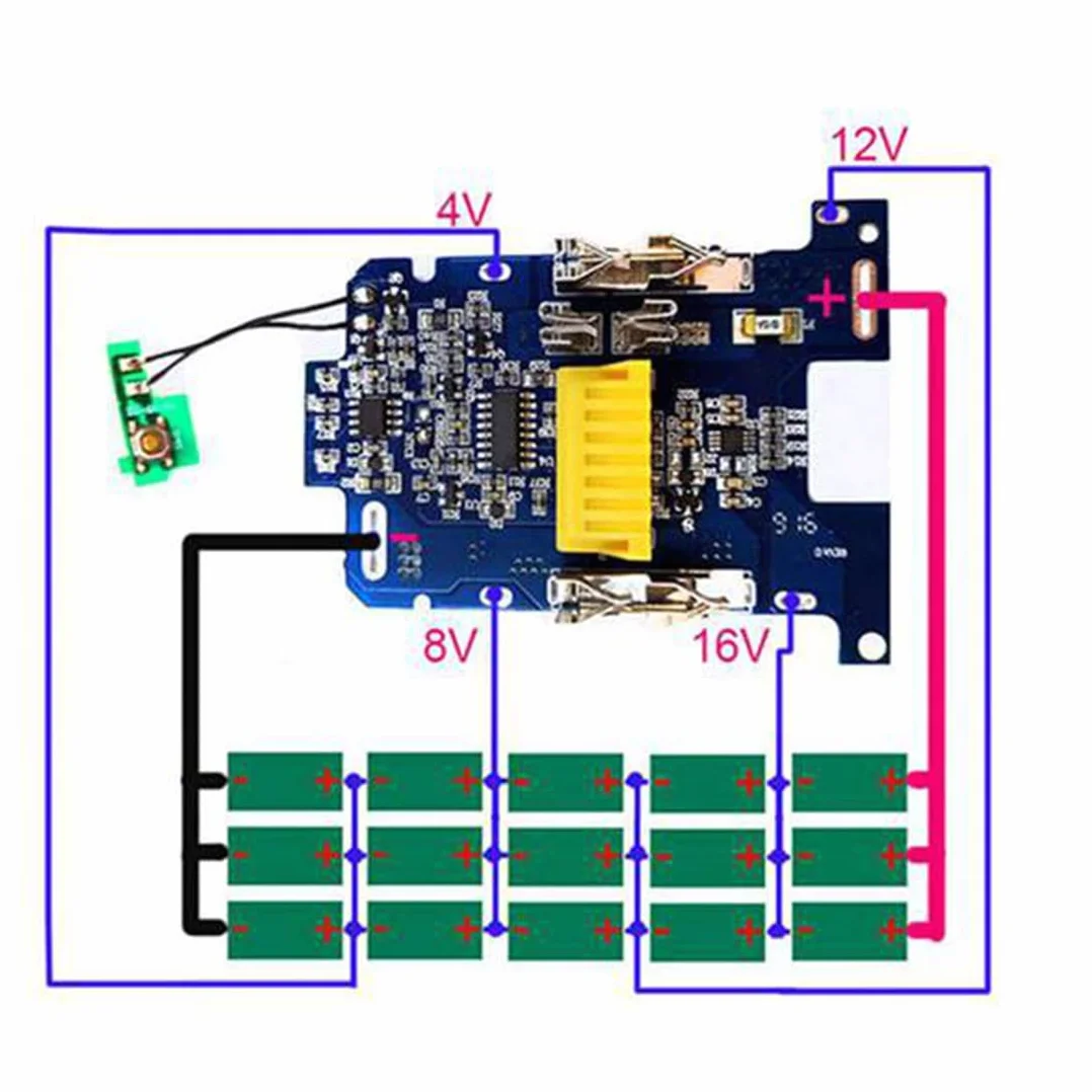 10 szt. BL1830 akumulator litowo-jonowy płytka ochronna do ładowania 18 V elektronarzędzi BL1815 BL1860 LXT400 Bl1850