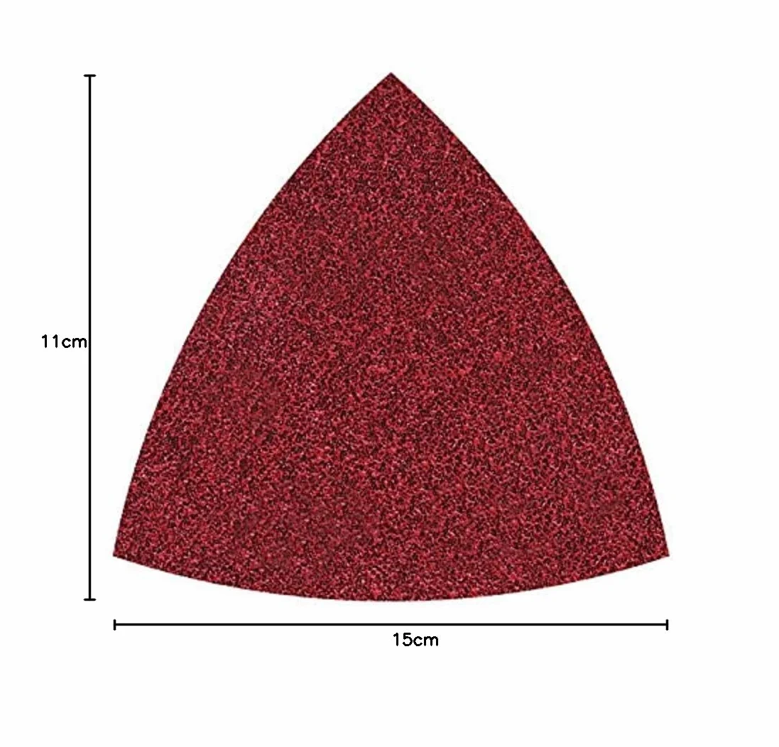 wolfcraft Zestaw ściernic samoprzylepnych do drewna/metalu 5-częściowy I 5886000 I ziarnistość 80/120, korund, 95 mm