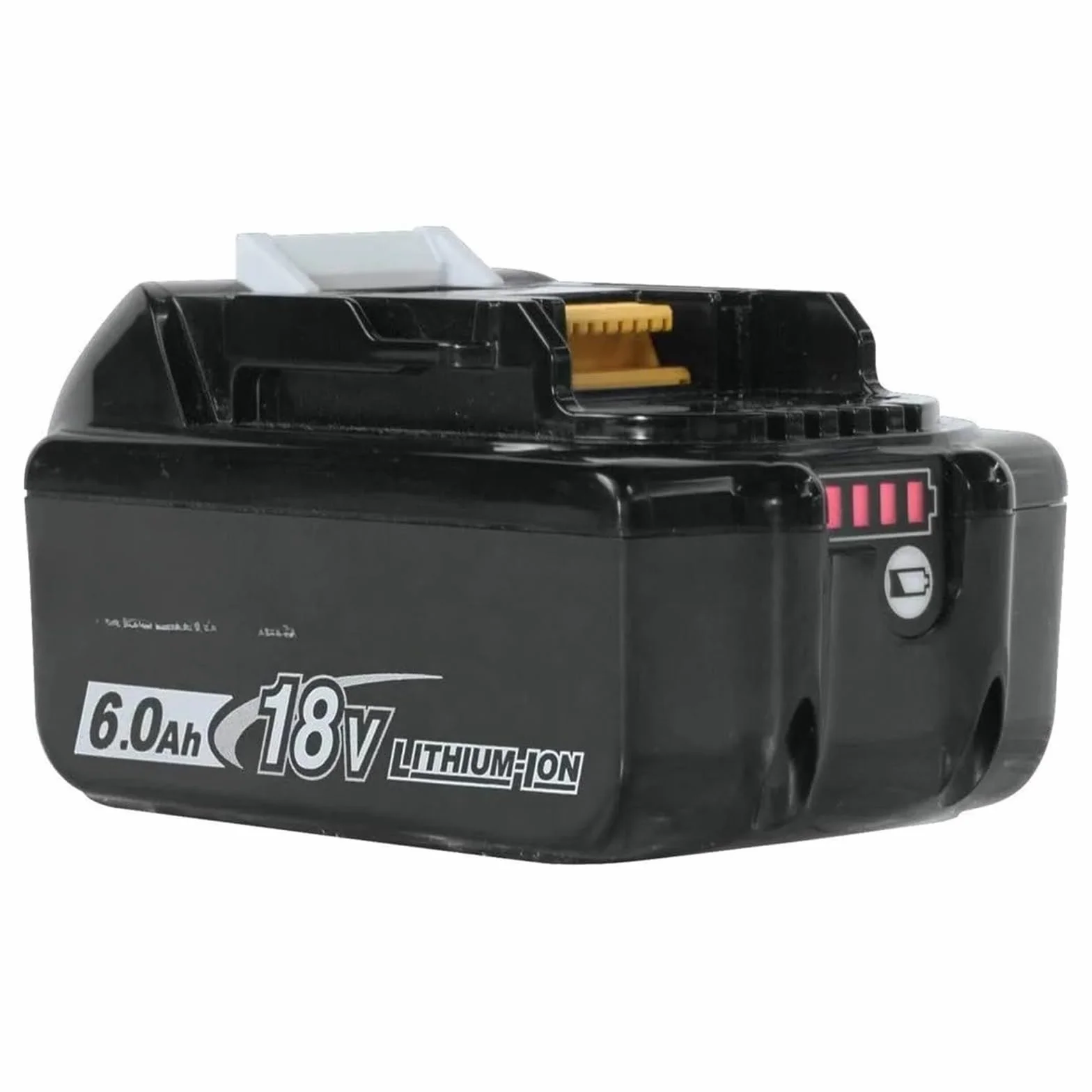 Dwa akumulatory litowo-jonowe, kompatybilne z akumulatorami BL1860B-2 18 V LXT do elektronarzędzi.