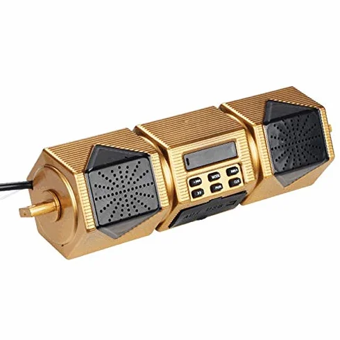 Motocykl Odtwarzacz MP3 na Kierownicę GłOśNik Muzyka Bluetooth Radio FM Wodoodporny Regulowany Wspornik Audio Stereo 12V