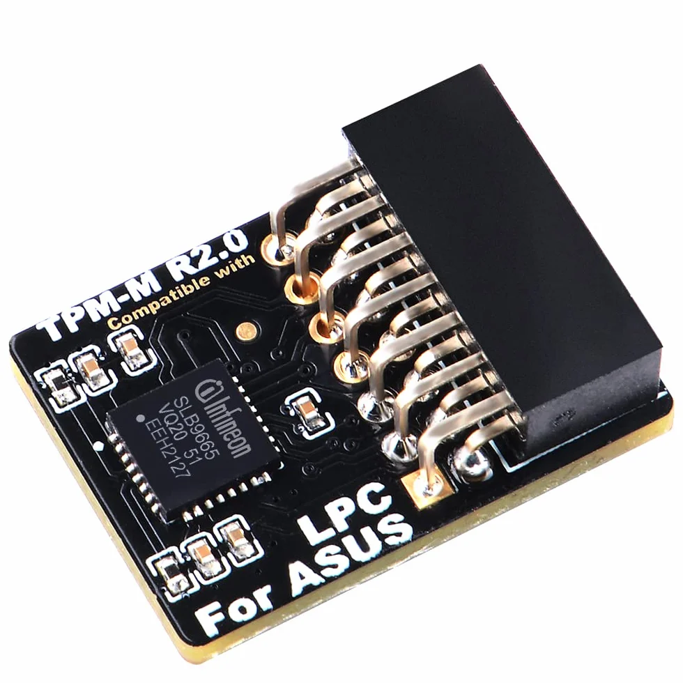 Moduł TPM 2.0 LPC 14-pinowy Infineon SLB9665 do płyty głównej ASUS kompatybilny z TPM-M R2.0