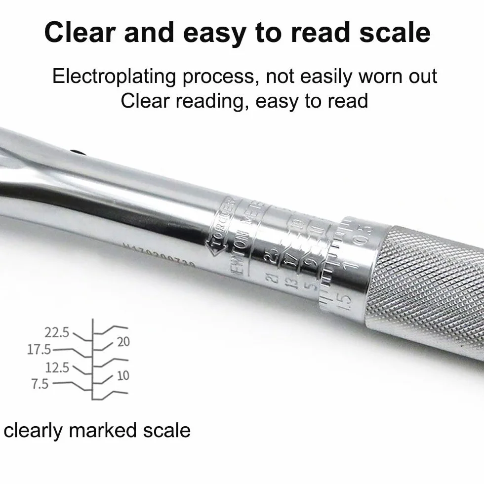 Telescopic Ratchet Klucz dynamometryczny 3/8 1/2 cala 19-210 N.m Kwadratowy klucz naprawczy z grzechotką Kluczowe narzędzia ręczne klucz dynamometryczny(28-210 N.m)