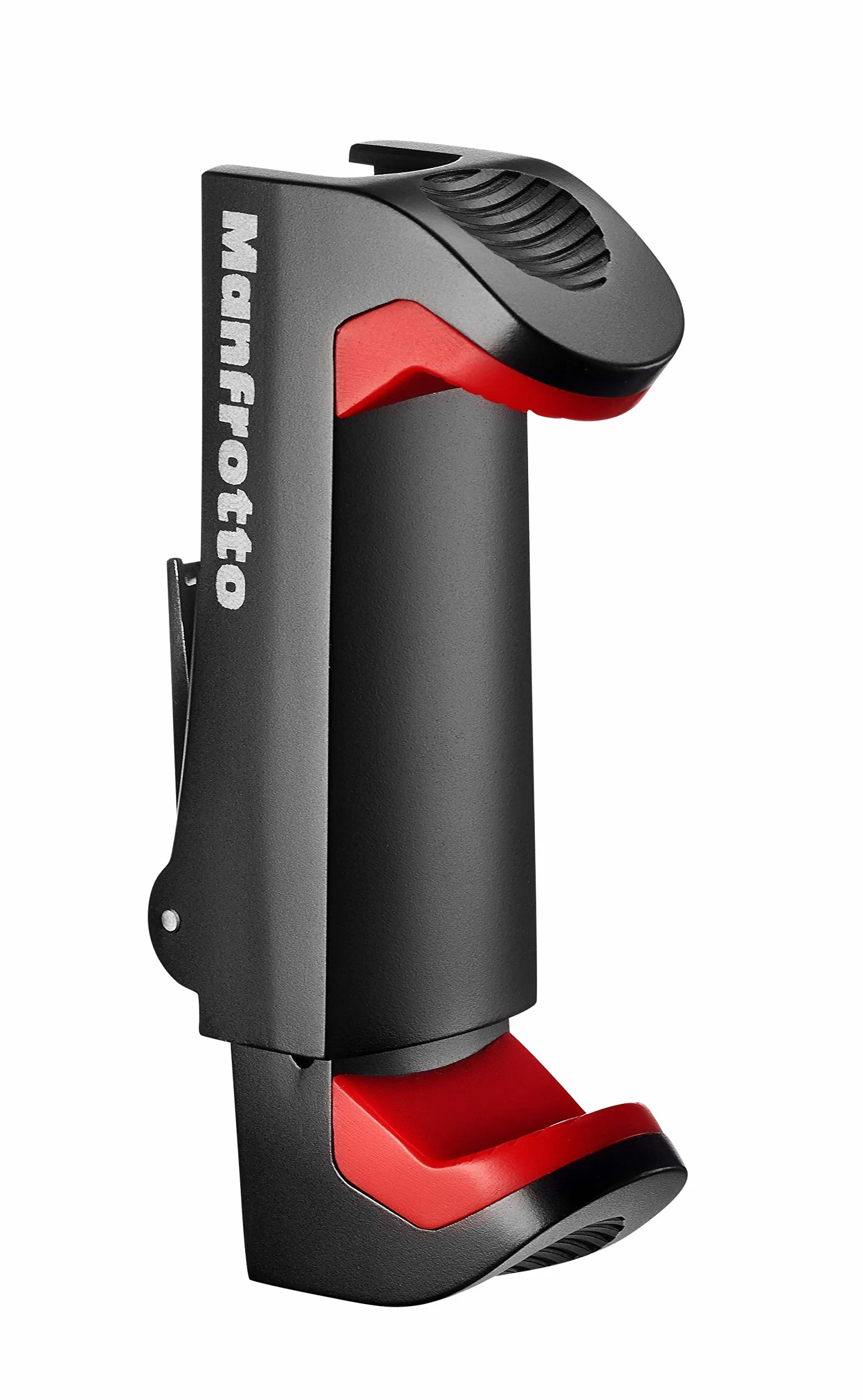 Manfrotto Uniwersalny zacisk do smartfona, wersja Pro (MCPIXI), do miniaturowego statywu do aparatu, statywu stołowego, kompaktowego statywu, do vlogów, czarny