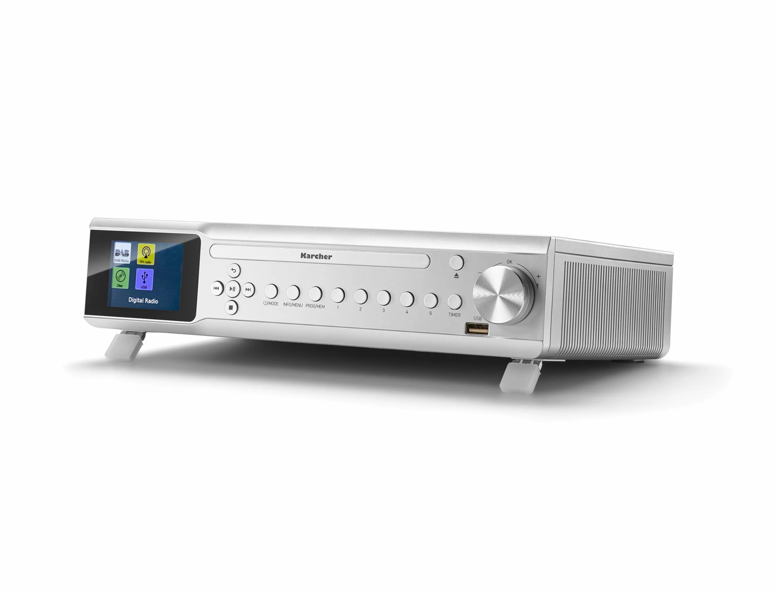 Kärcher RA 2060D-S Radio Kuchenne Srebrny 2x3W