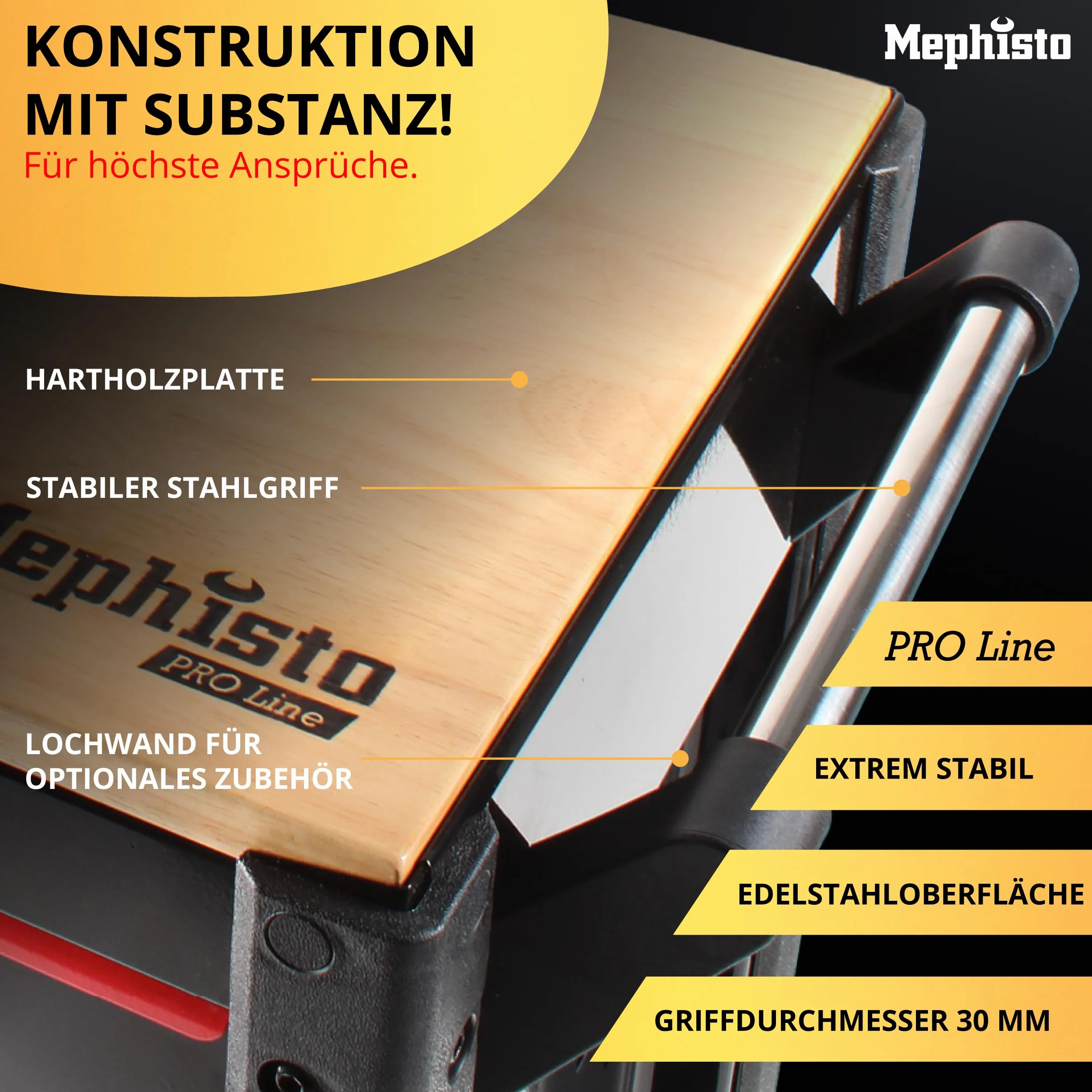 Mephisto Pro-Line duży wózek warsztatowy z 12 szufladami, w tym 11 w zestawie narzędzia takie jak śrubokręt VDE, grzechotka z skrzynką na orzechy, zestaw wkrętaków z miękką wkładką z włókna węglowego