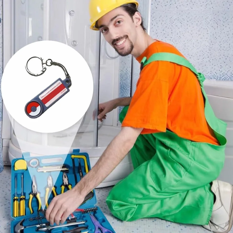 Tester obrotu pompy cyrkulacyjnej czujnik prądu zmiennego zawór elektromagnetyczny wykrywa narzędzie wbudowany wskaźnik sezonowy kontrola ogrzewania pompy obiegowe obrót wskaźnik kierunku