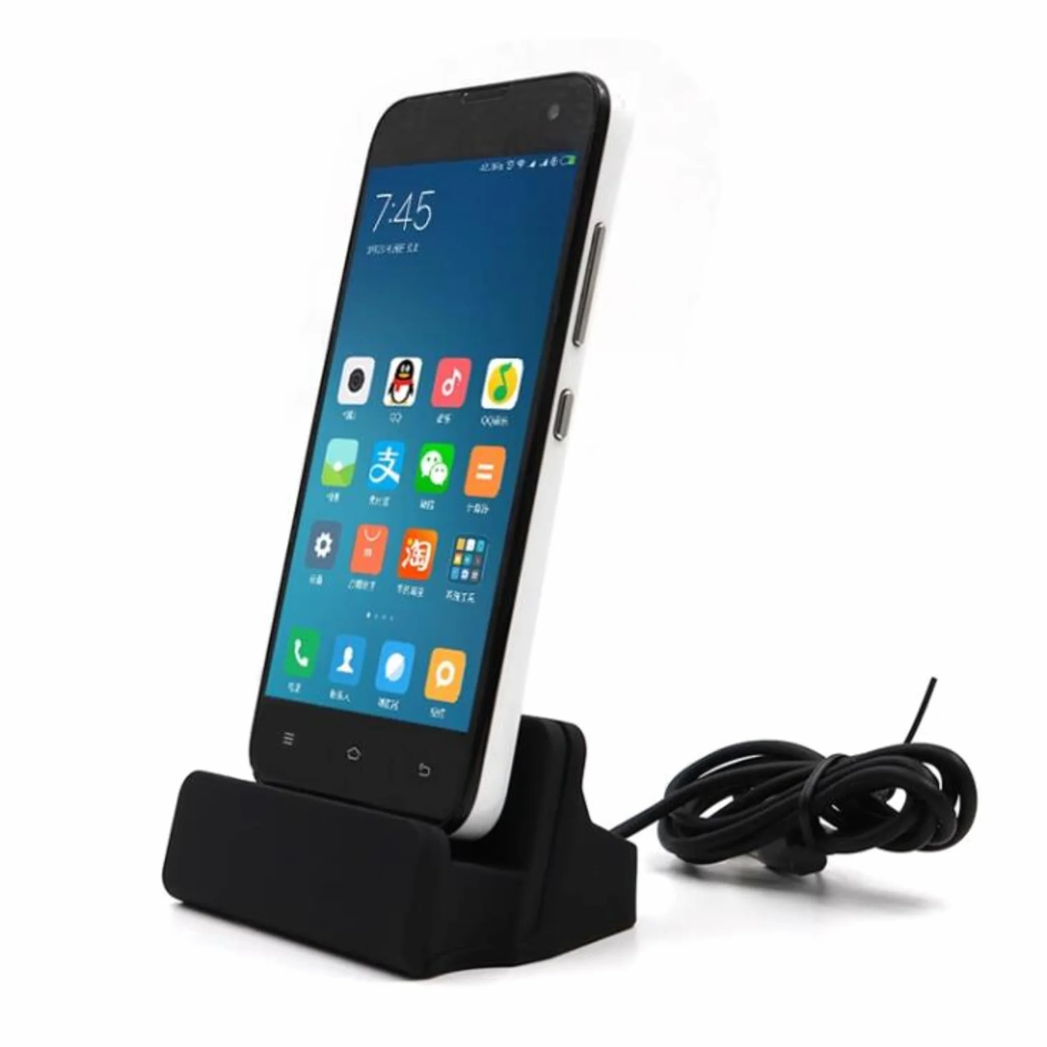 P59CS stacja dokująca USB 3.1 typu C z kablem o długości 1 m – szybka ładowarka i stacja ładująca do telefonu komórkowego, USB-C