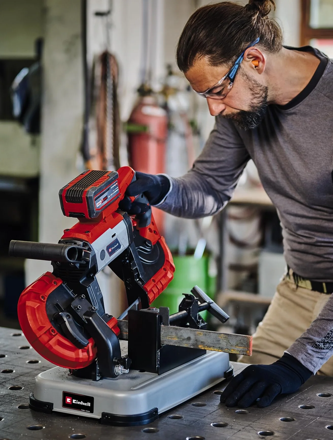 Einhell 3-częściowy zestaw taśm do piły 1141 x 13 mm (akcesoria do pił taśmowych, pasuje do akumulatorowej piły taśmowej TE-MB 18/127 U Li i TE-MB 18/127 Li, 3 x brzeszczot taśmowy)