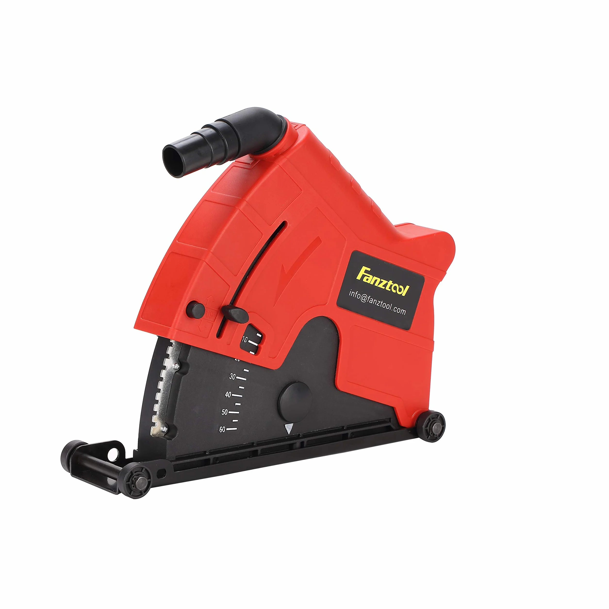 FANZTOOL Uniwersalna osłona ssąca do szlifierki kątowej z tarczami tnącymi 230 mm