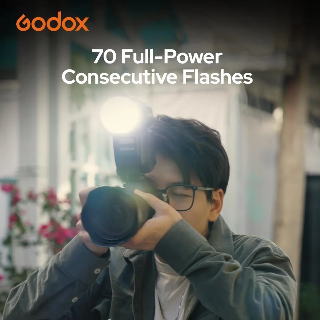 Godox V100S lampa błyskowa z okrągłą głowicą 100 W TTL HSS 1/8000s 2,4G LED do Sony