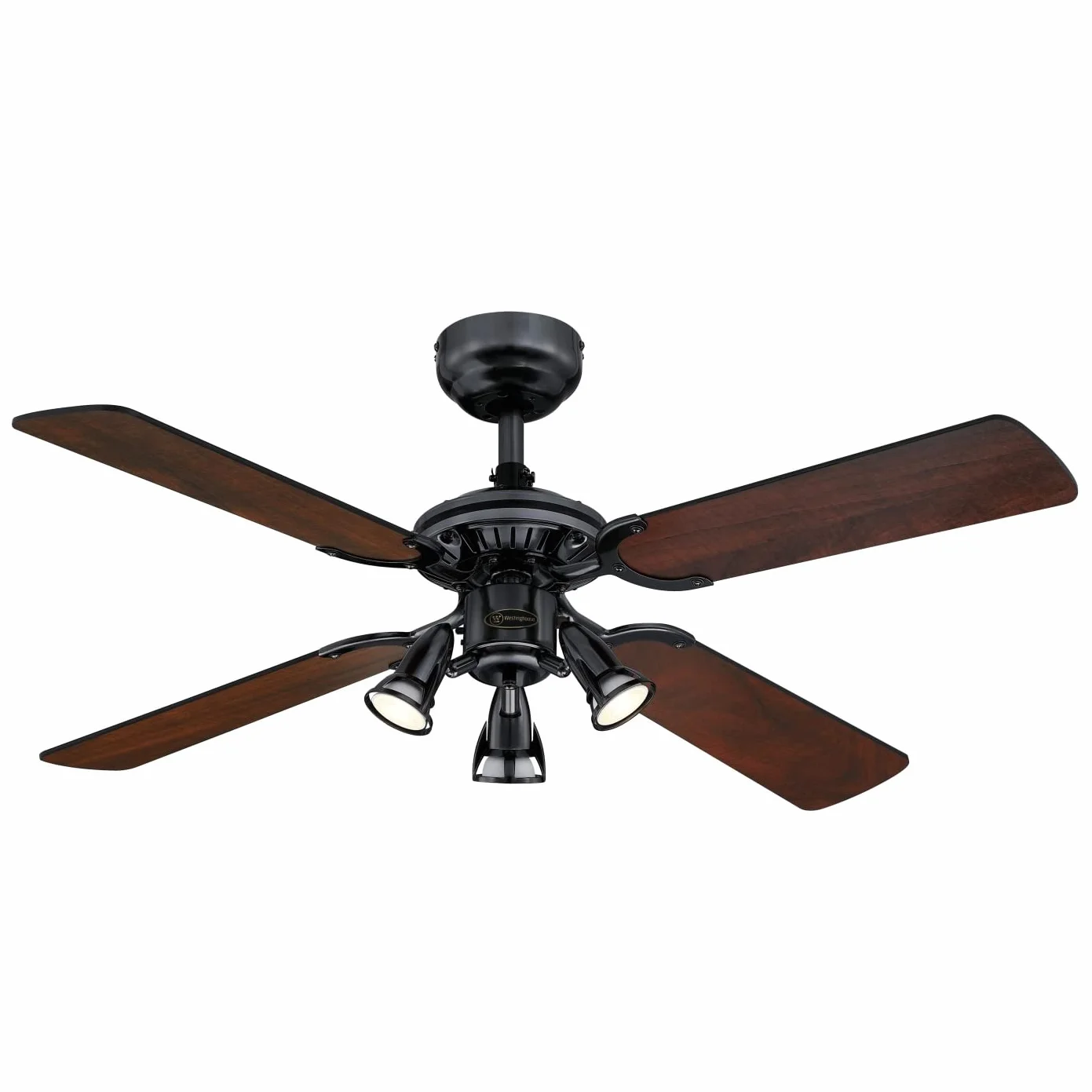 Westinghouse Lighting Princess Euro wentylator sufitowy 105 cm z oświetleniem szczotkowany oksydowany metal