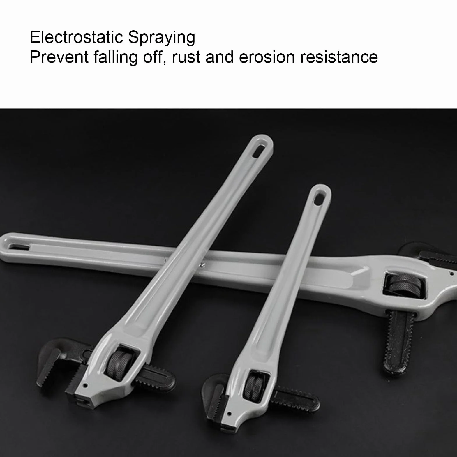 Generic Regulowany Klucz do Rur Wytrzymały Stop Aluminium do Profesjonalnego Montażu Instalacji Hydraulicznych i Rur 1 X Klucz (24 cale)