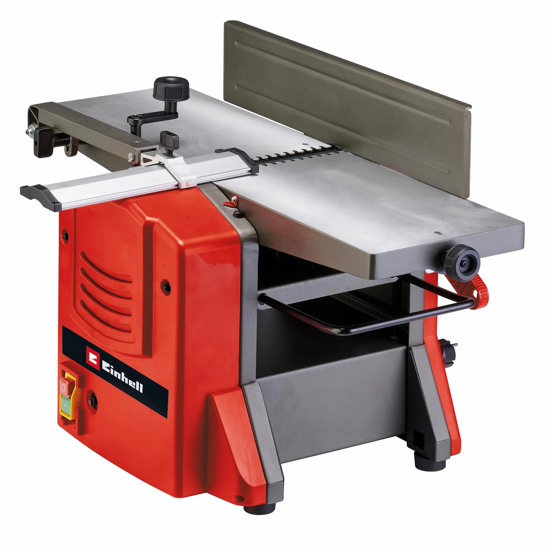 Einhell TC-SP 204/2 strugarka stacjonarna (1500 W, 9000 min-1, szerokość strugarki 204 mm, stabilna konstrukcja do zagęszczania i profilowania, wysuwany wspornik dozujący)