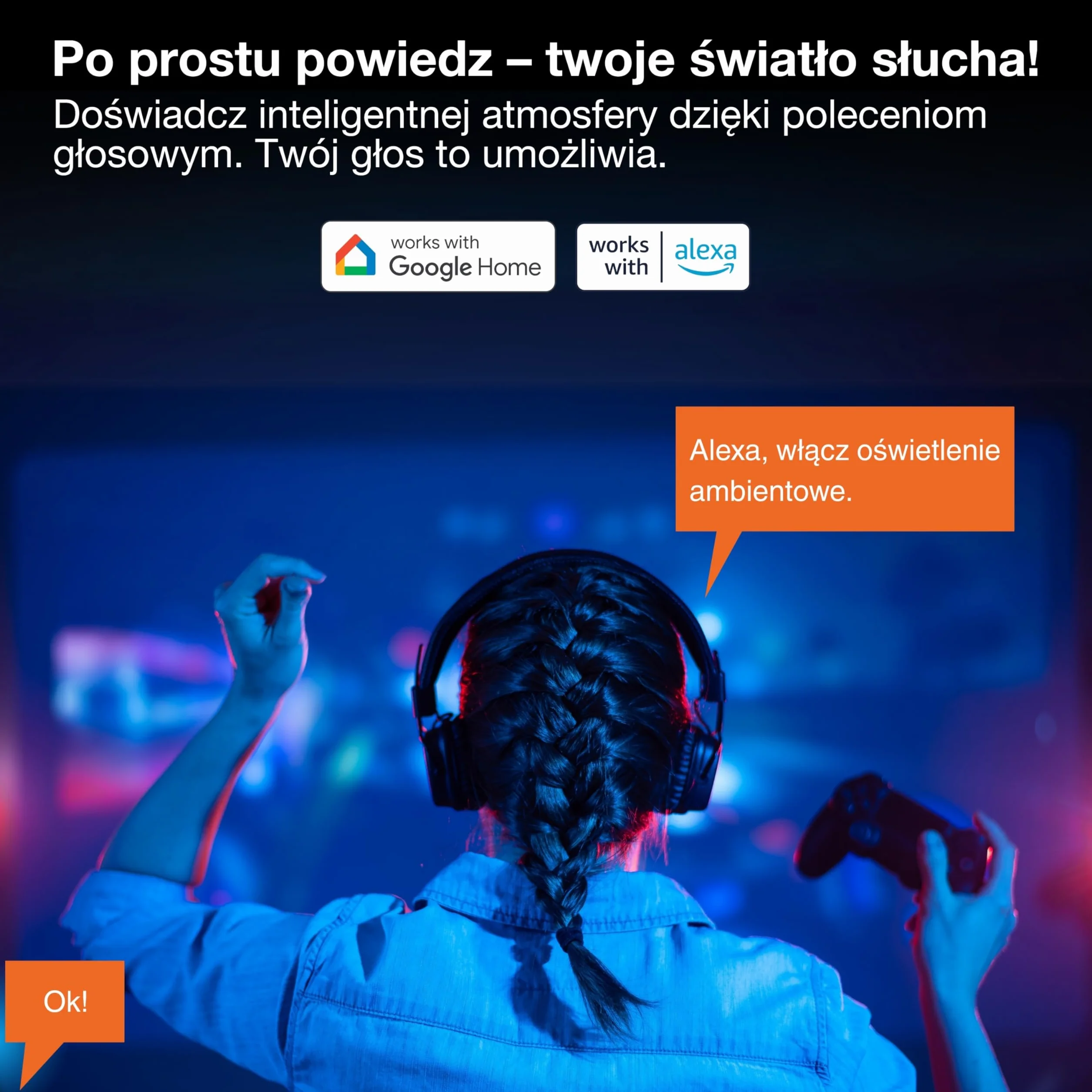 OSRAM Lampa nastrojowa i stołowa SMART+ WIFI BALL LIGHT, czarna, 4 W, 130 lm, dynamiczny efekt świetlny Magic RGB, dwa źródła światła, możliwość przyciemniania, długa żywotność, łatwa instalacja,