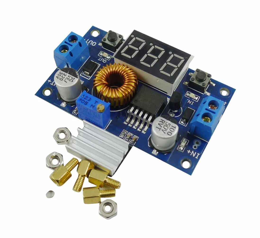 DollaTek Mały konwerter napięcia prądu stałego regulator 4-38V do 1,25-36V 5V/12V stabilizator napięcia wyjściowego