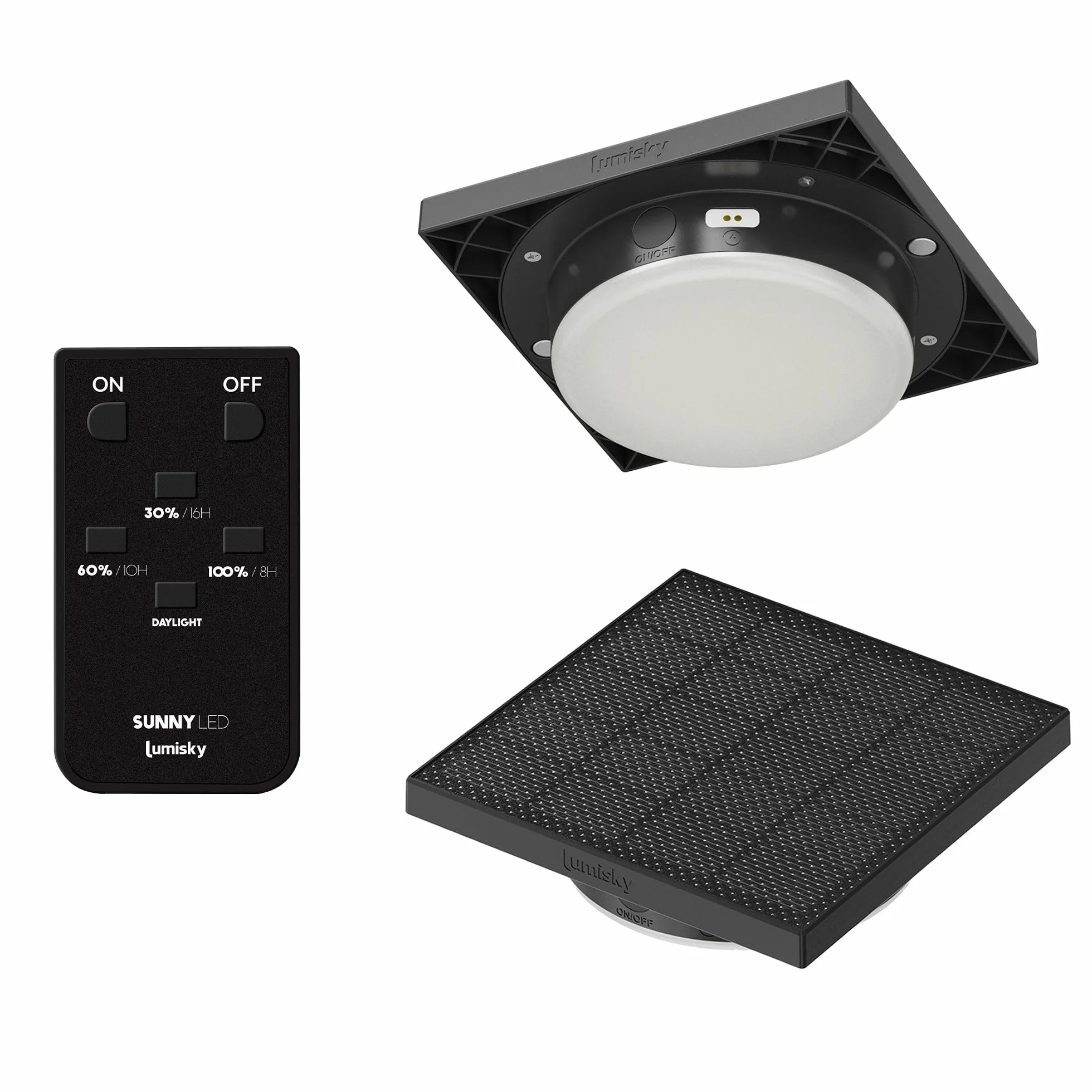 Lumisky SERAPHINA Lampa solarna LED biała z panelem słonecznym H32cm