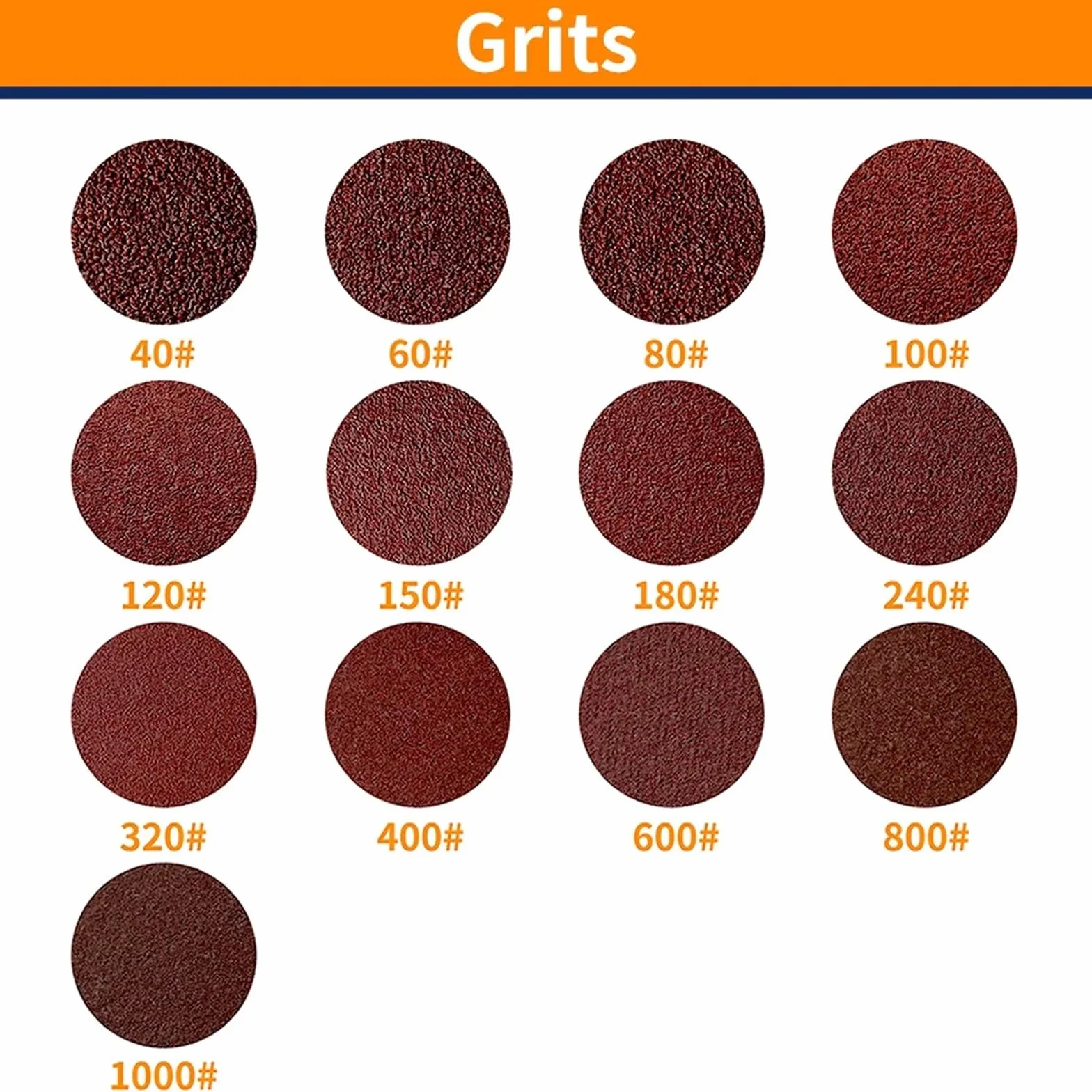 Pasy szlifierskie, Taśma szlifierska 10 szt. 50x686 mm, ziarnistość 40-1000, do szlifierek Power Rotary Tools(10pcs 320 Grit)