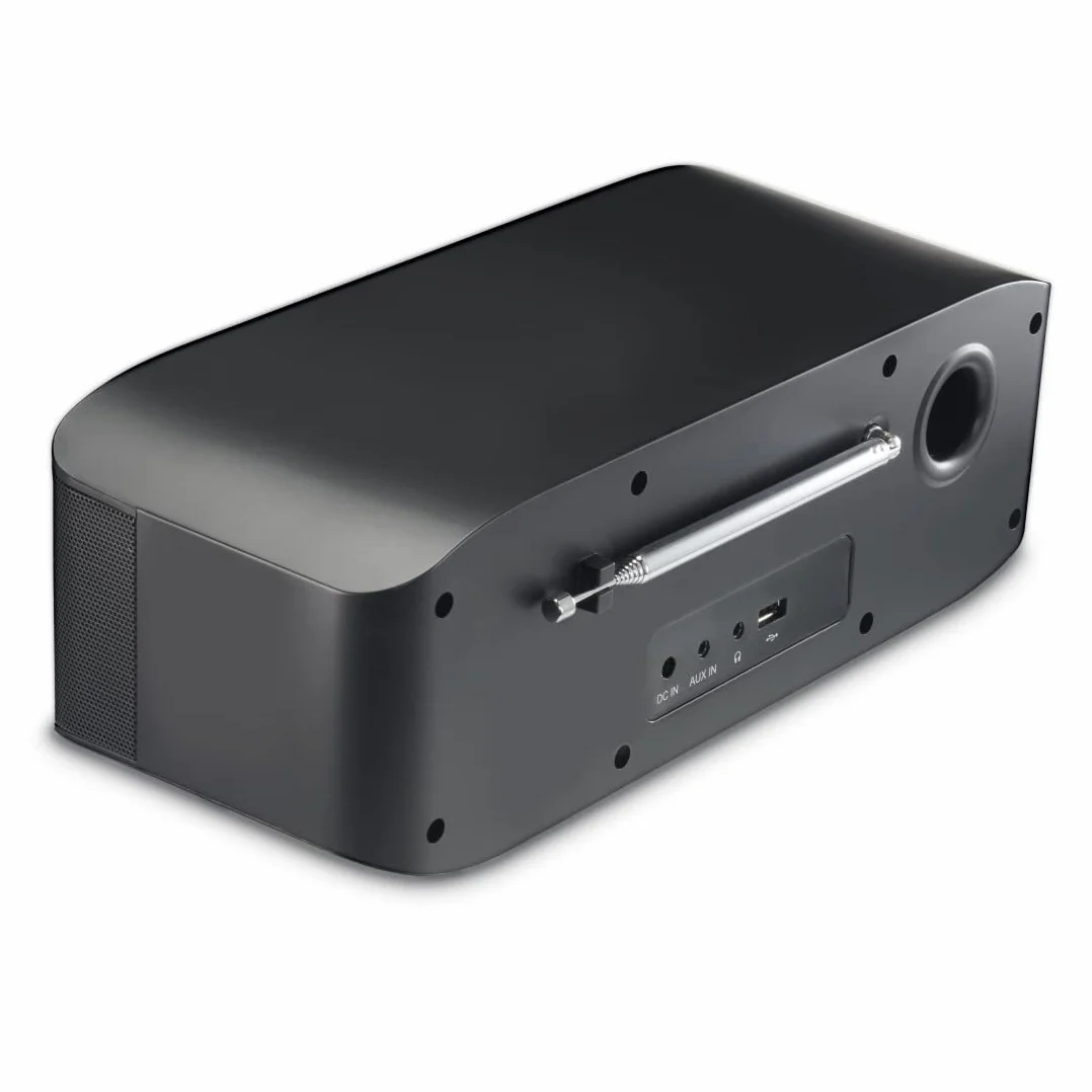 Hama DAB Plus Radio Kuchenne Bluetooth DR1410BT Cyfrowe Stereo Budzik AUX 3,5 mm FM Kolorowy Wyświetlacz Czarny