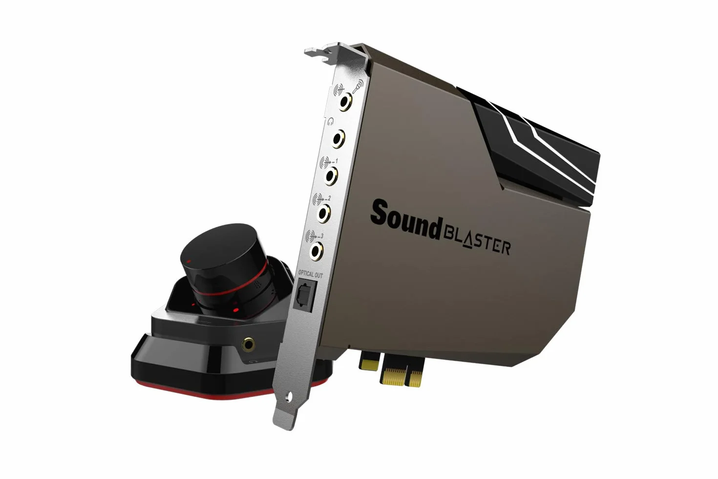 Creative Sound Blaster AE-7 70SB180000000 Karta Dźwiękowa z Modułem Sterującym, Szary