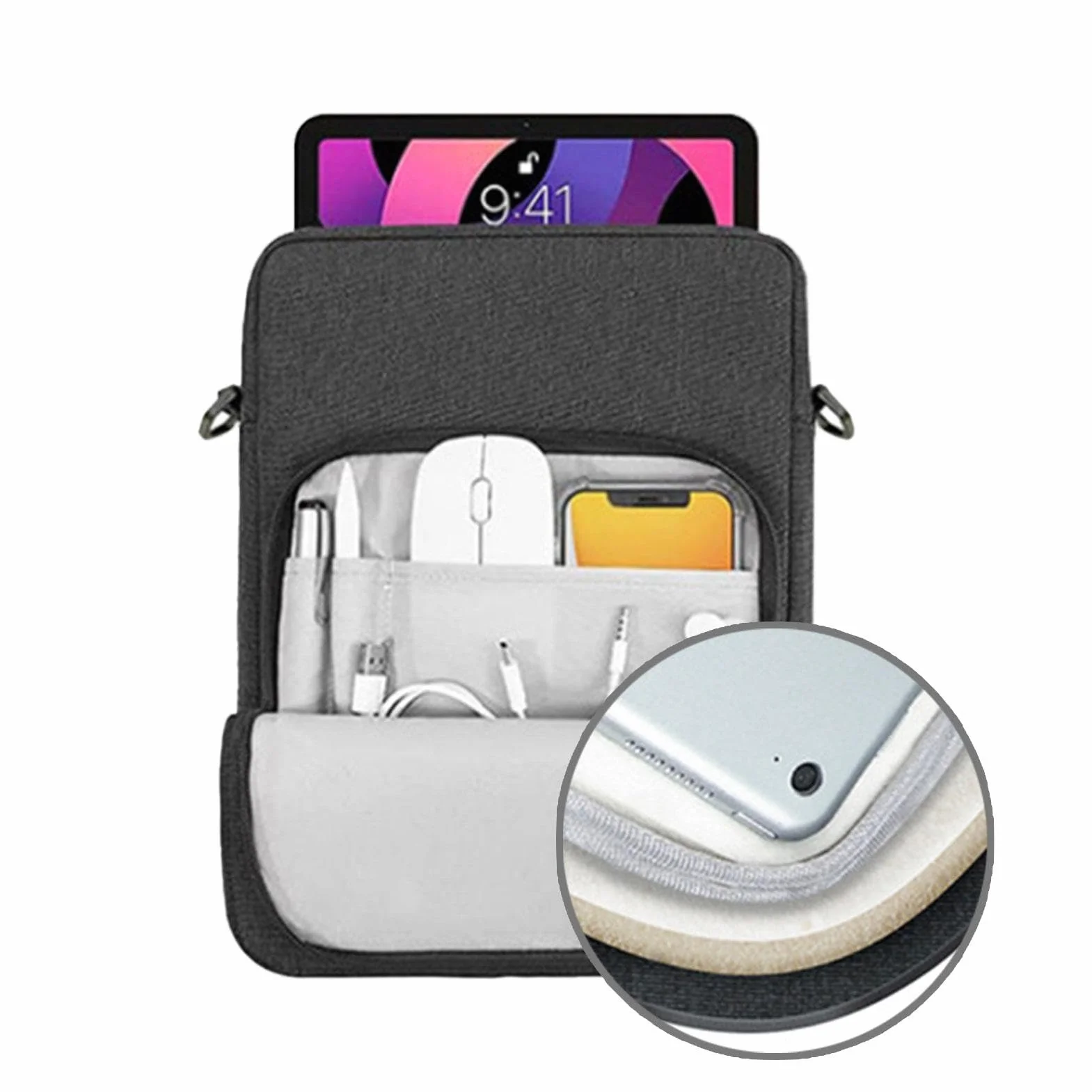 Pokrowiec na tablet 13 cali Oxford torba 2 w 1 ochronna