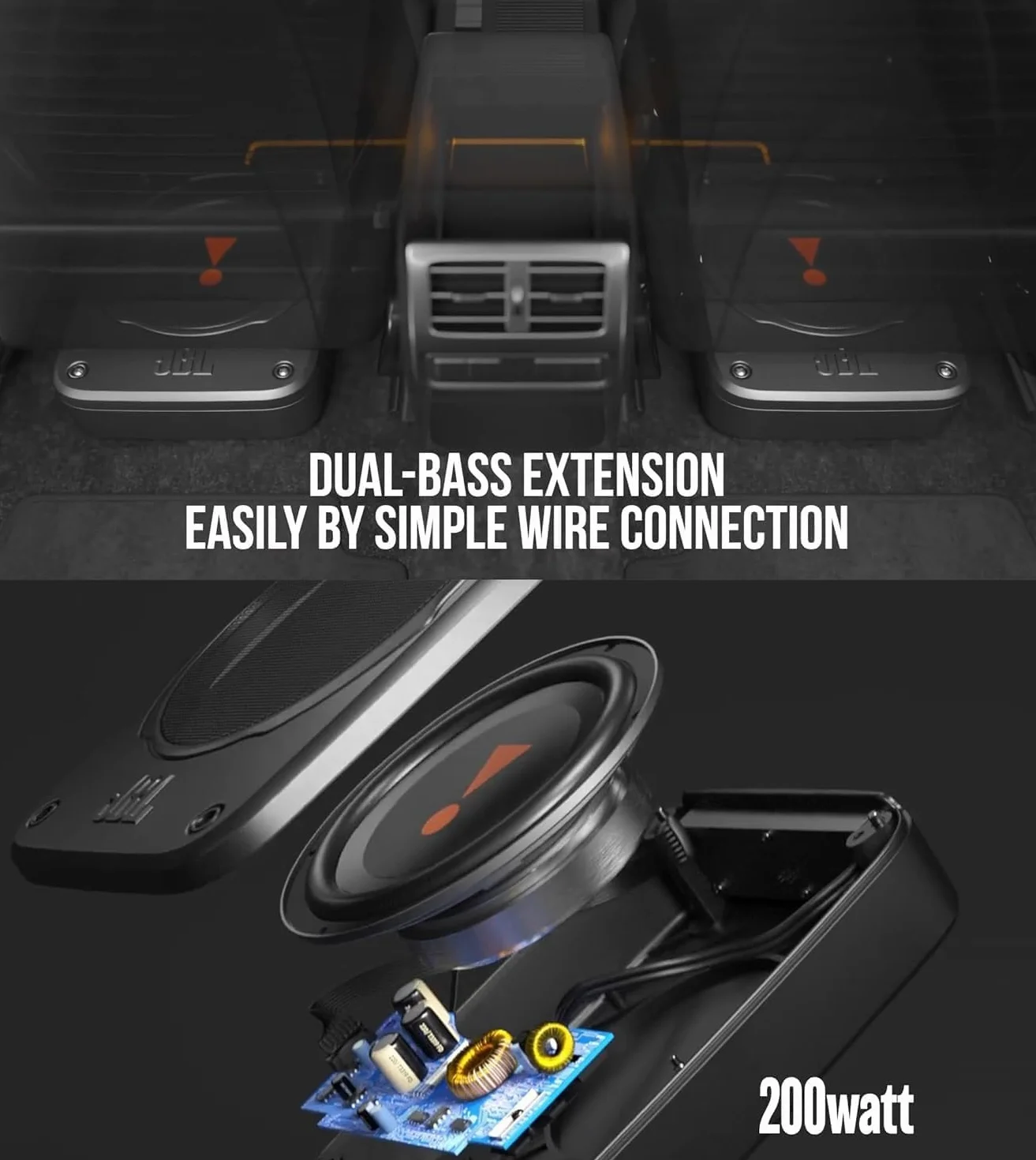 JBL Bass Pro Lite 7'' Underseat Subwoofer