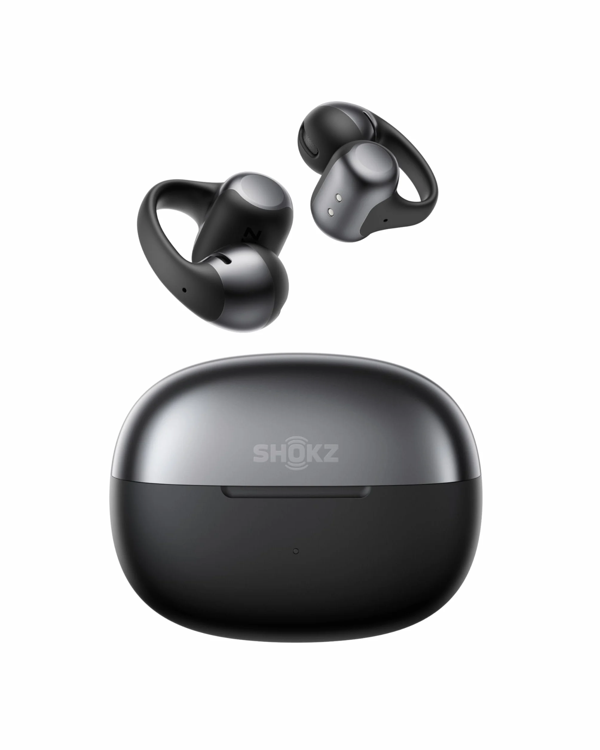 SHOKZ OpenDots ONE Otwarte Słuchawki Douszne Bluetooth 5.4, Dolby Audio, IP54, Czarny