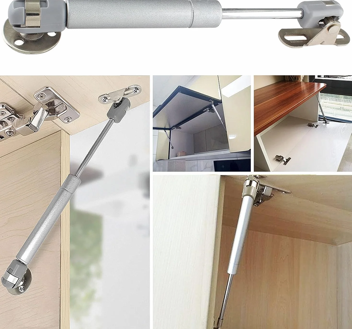 Sprężyna gazowa Lift Wsparcie Drzwi szafy Podnośnik Pneumatyczne Wsparcie Gazowe Zamknięcie Zawieszka (120N / 12KG)